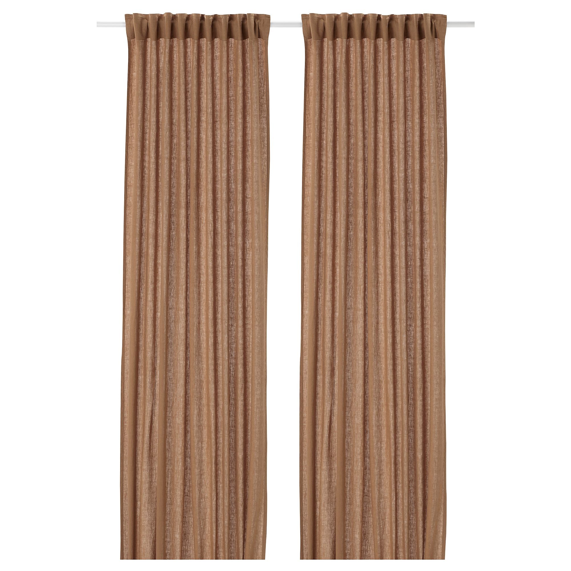 完璧すぎて可愛げがない DYTAG dark beige 145x300 cm background curtain, 1 pair その他