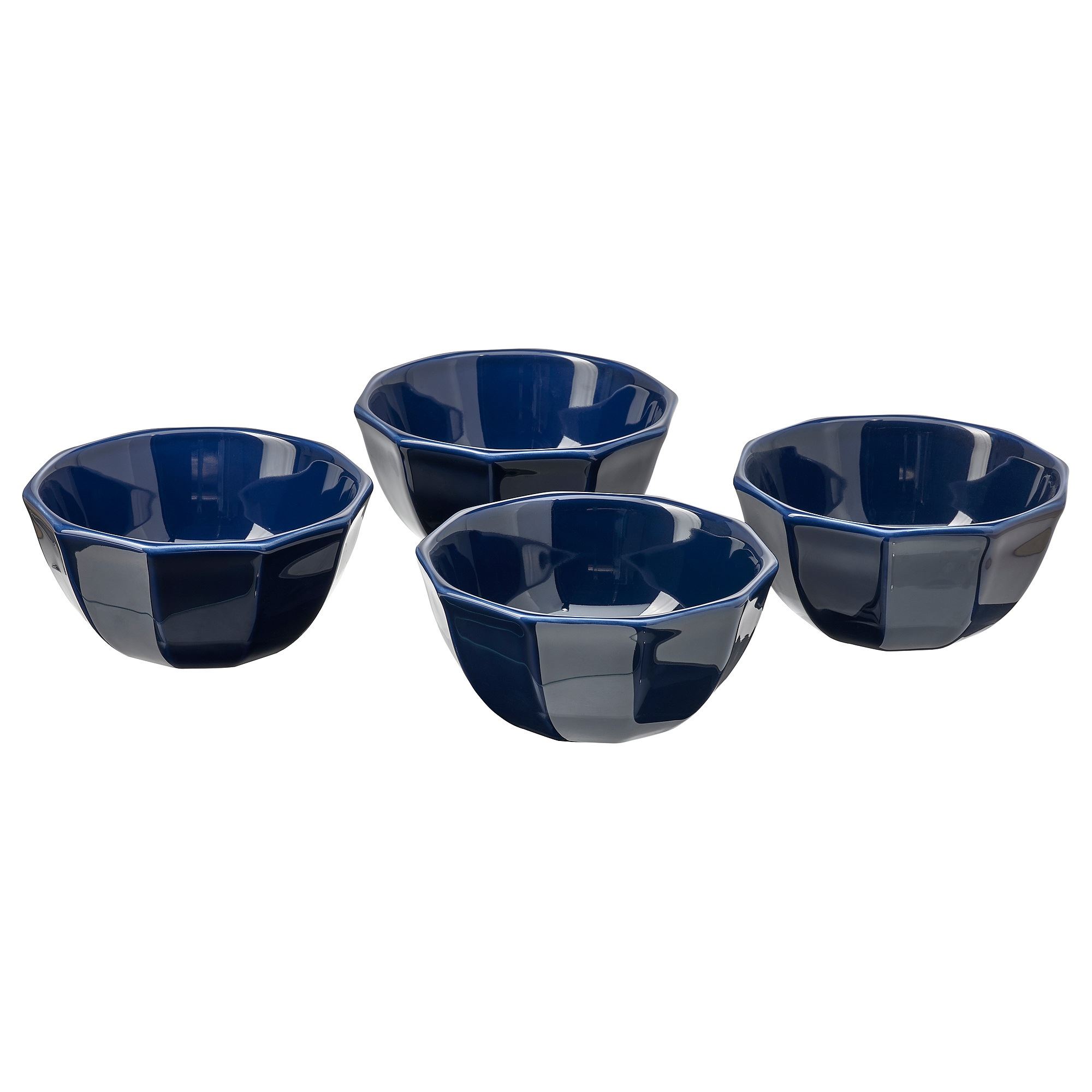 STRIMMIG blue 15 cm ceramic bowl set 50505677 IKEA