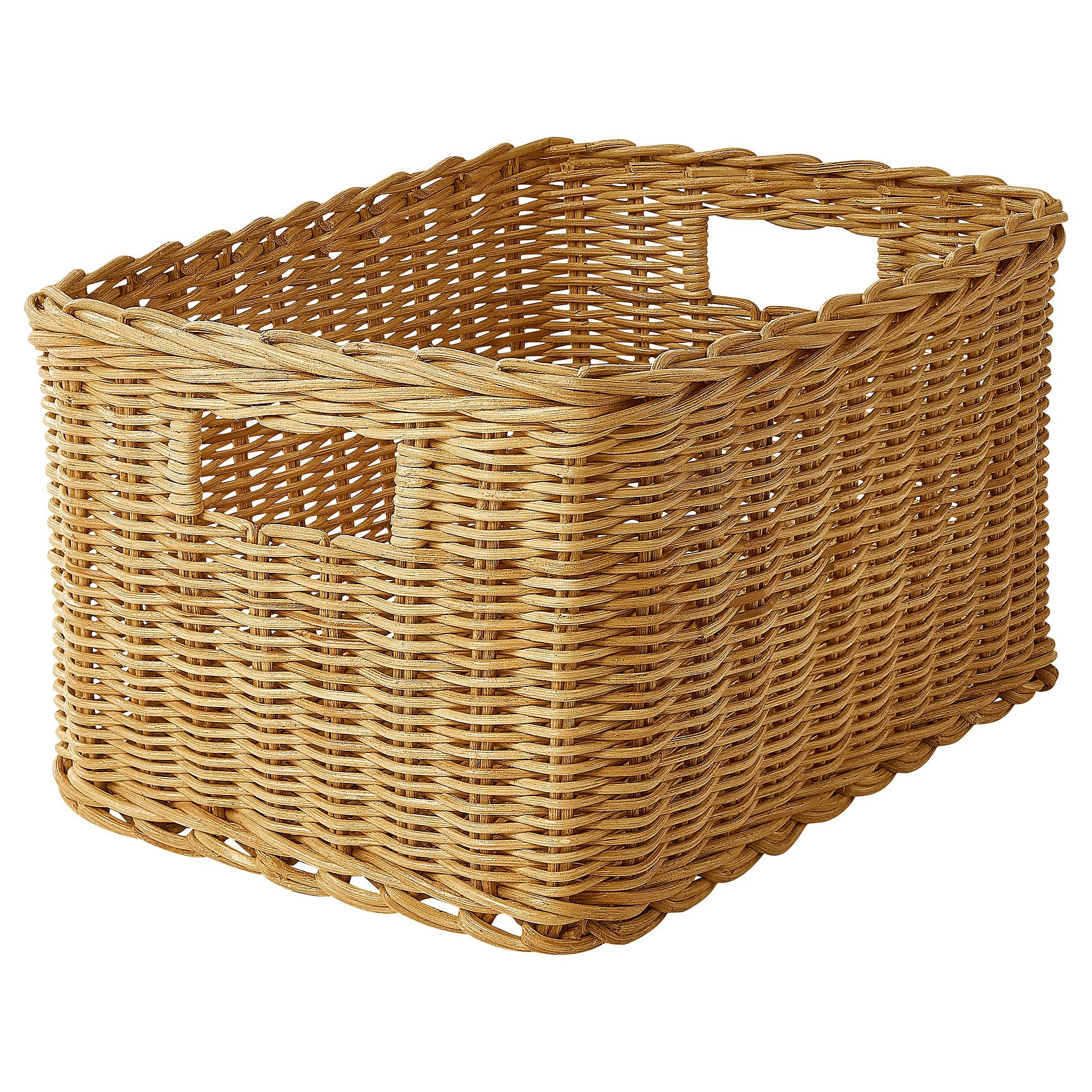 TRUMMIS rattan 25x35x20 cm basket - 60500820 | IKEA