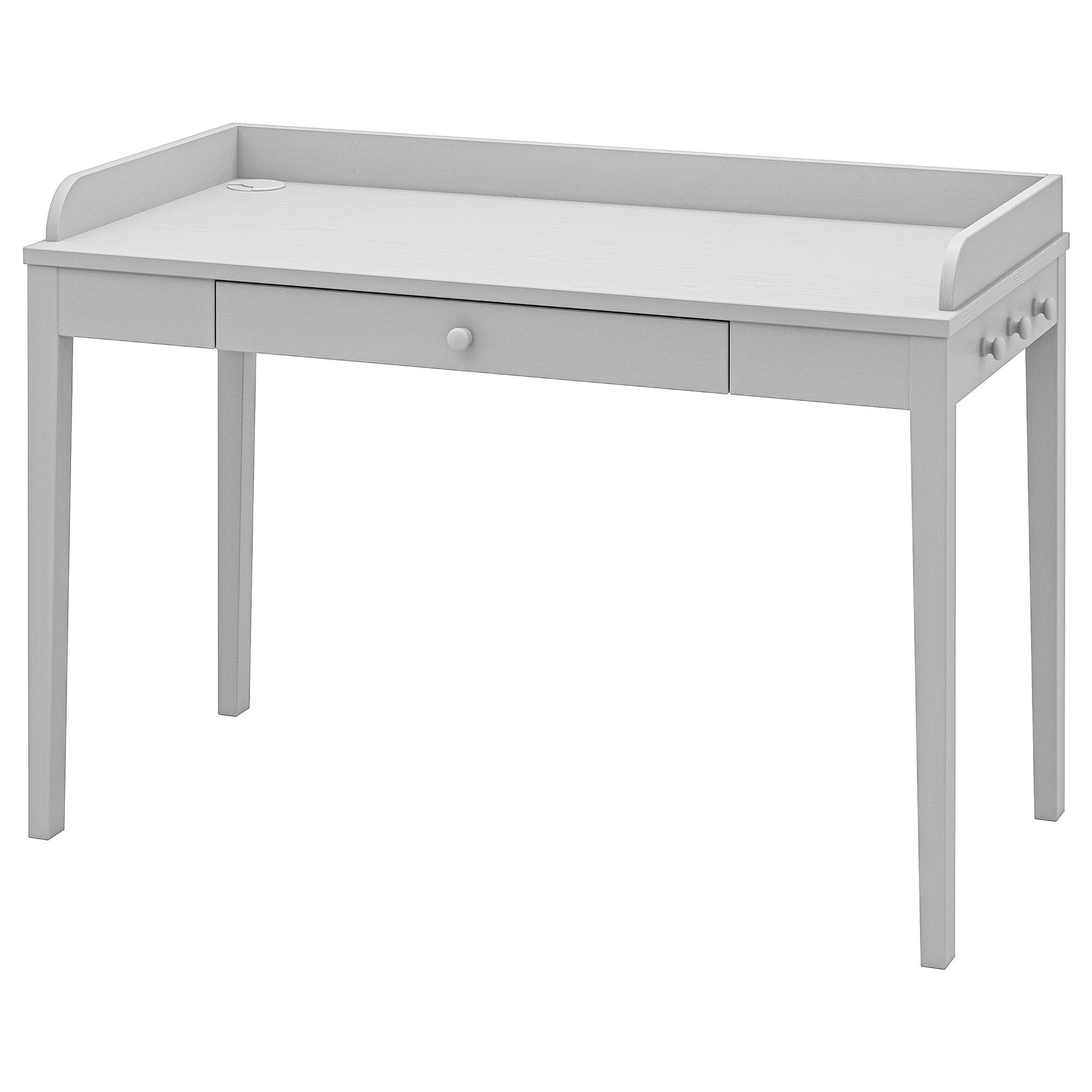 SMYGA light grey 122x60 cm desk - 40480781 | IKEA