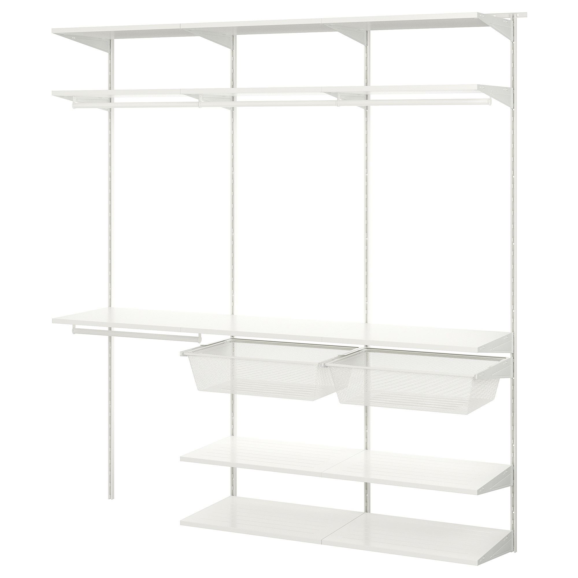 BOAXEL beyaz 187x40x201 cm raf ünitesi - 39469478 | IKEA