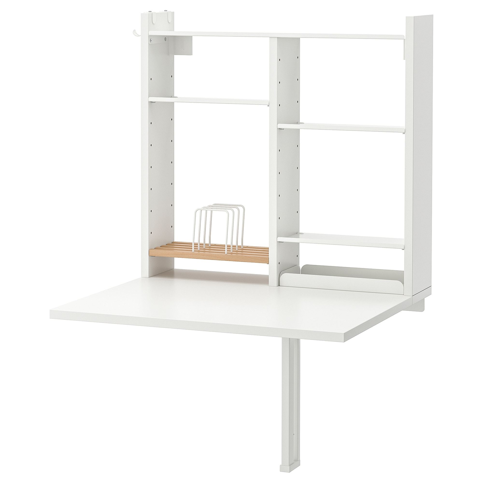 NORBERG white seats 2 wall-mounted drop-leaf table - 20497928 | IKEA