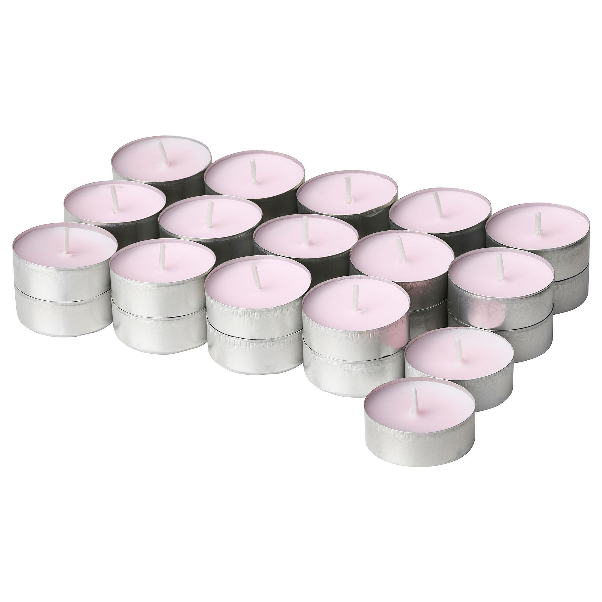 LUGNARE pink 3.5 hr scented tealight - 90502158 | IKEA