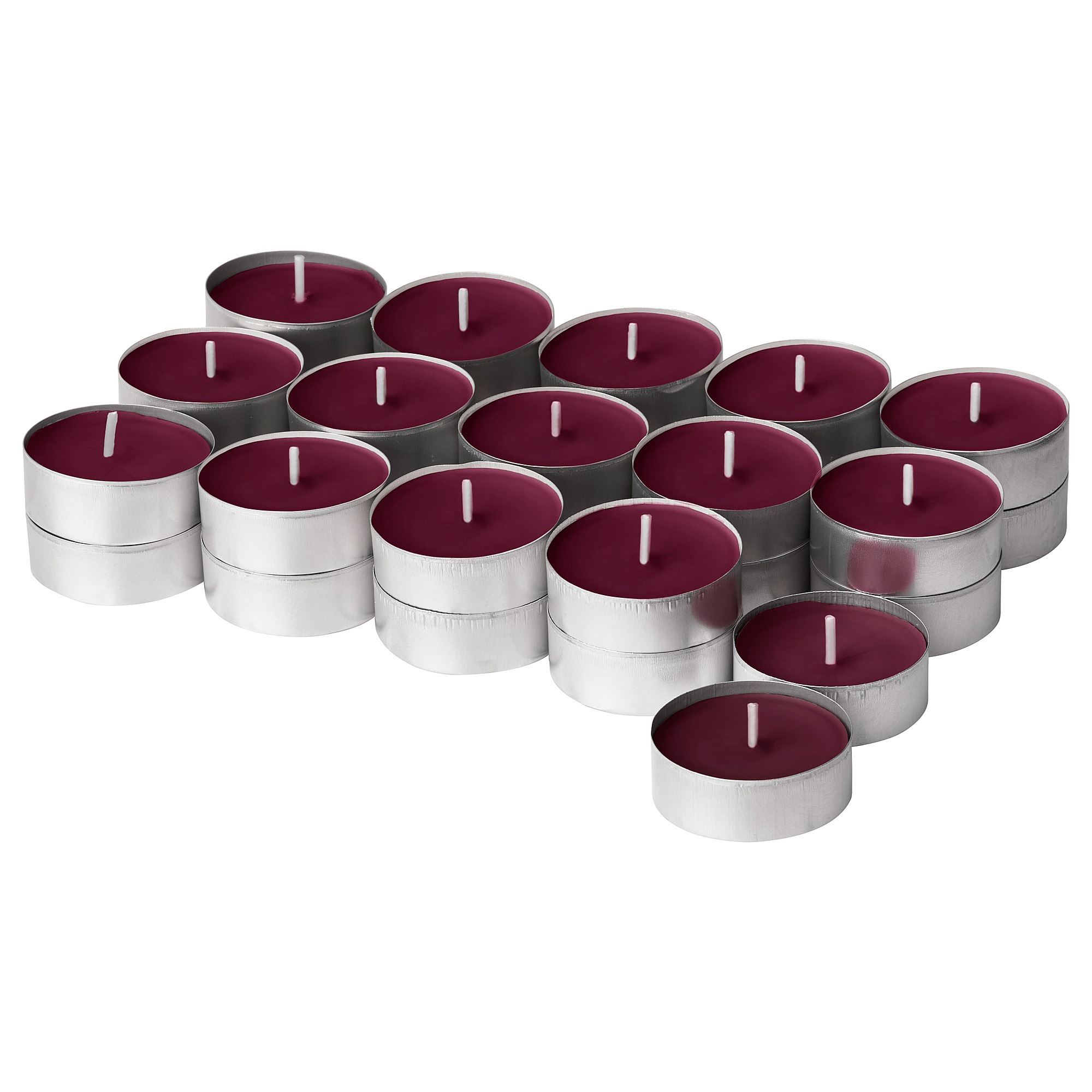 STÖRTSKÖN kırmızı 3.5 saat kokulu tealight mum 20502166 IKEA