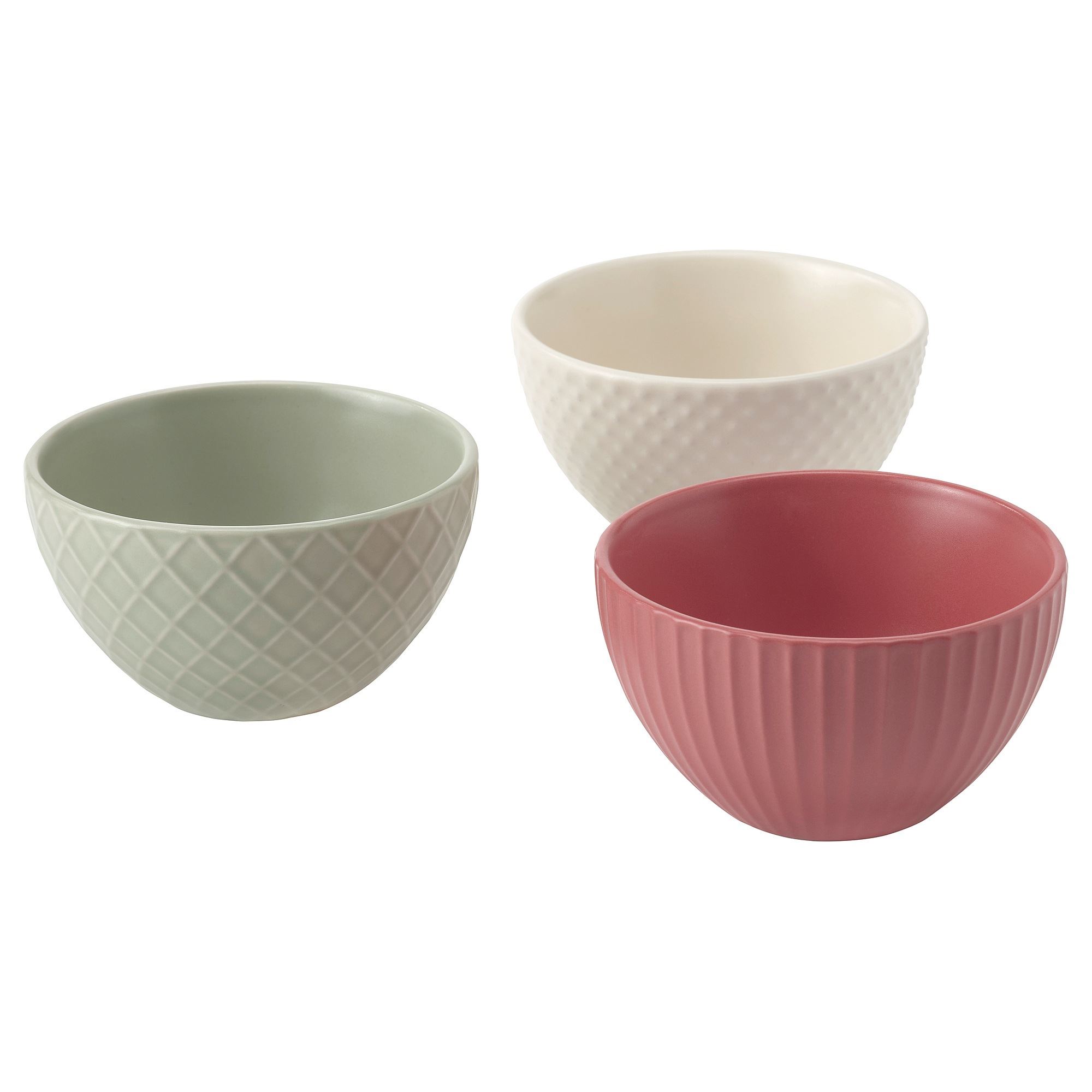 KEJSERLIG multicolour 10 cm ceramic bowl set - 00511497 | IKEA
