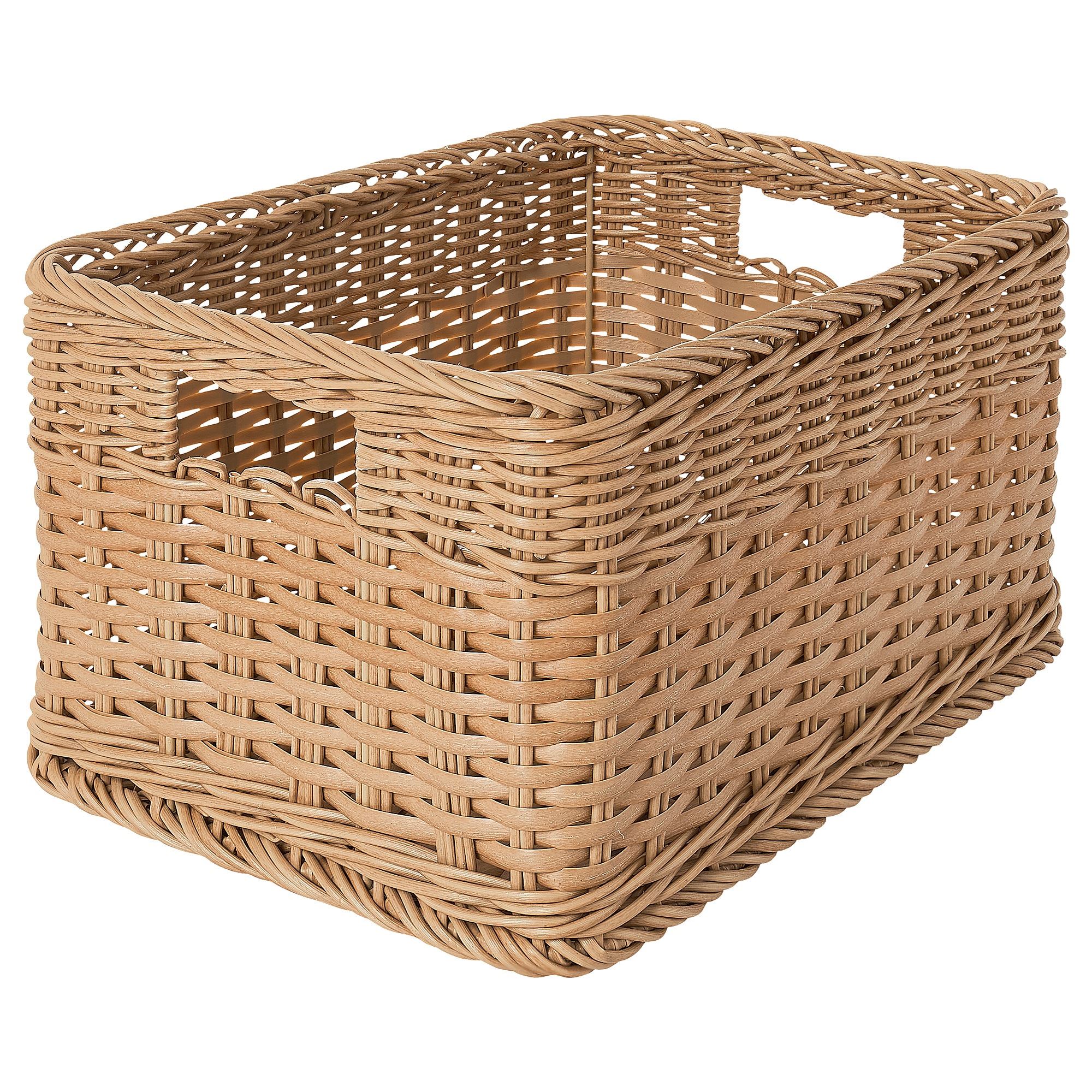 BEKNA plastik rattan 25x35x20 cm sepet - 10513392 | IKEA