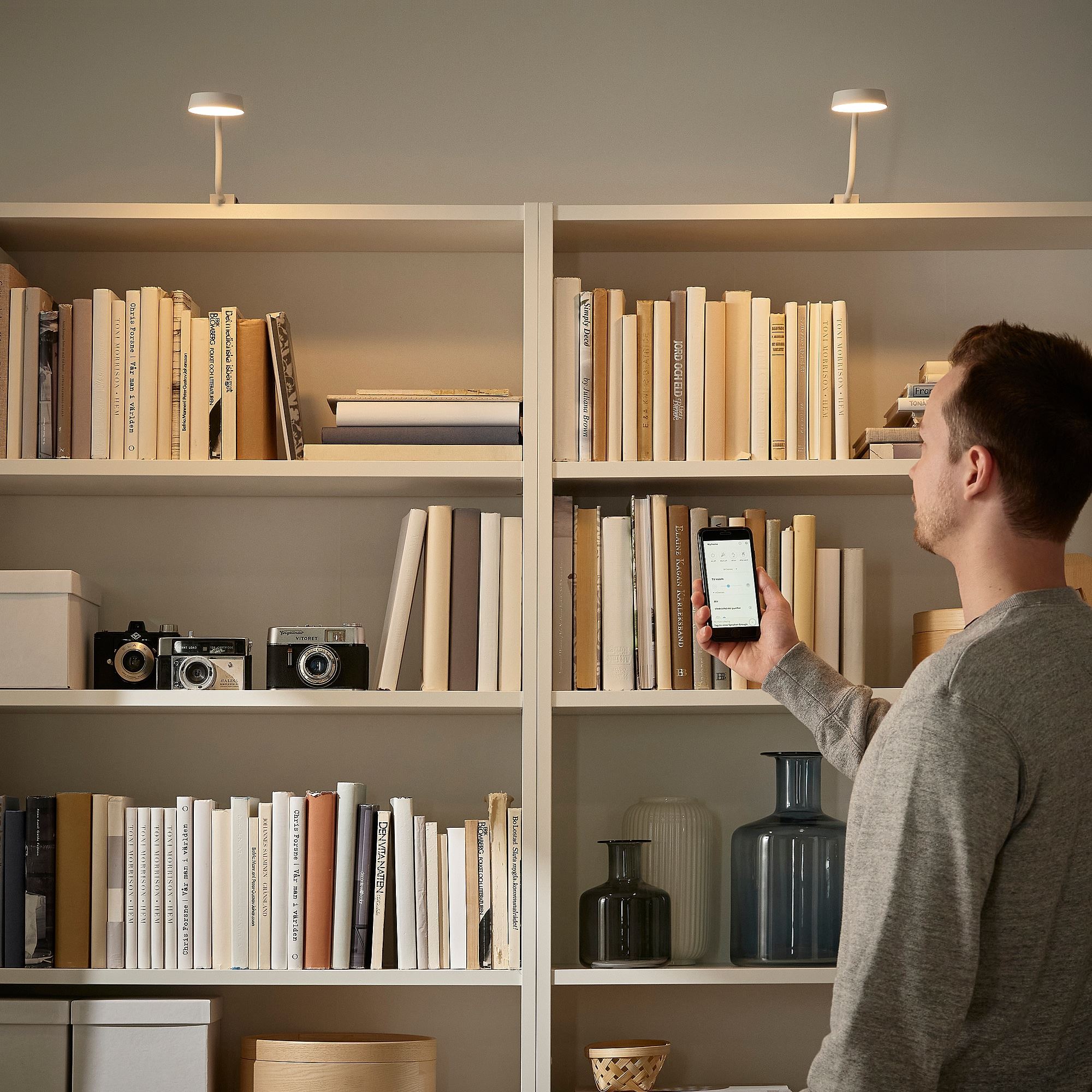 YTBERG white LED cabinet lighting - 00516819 | IKEA
