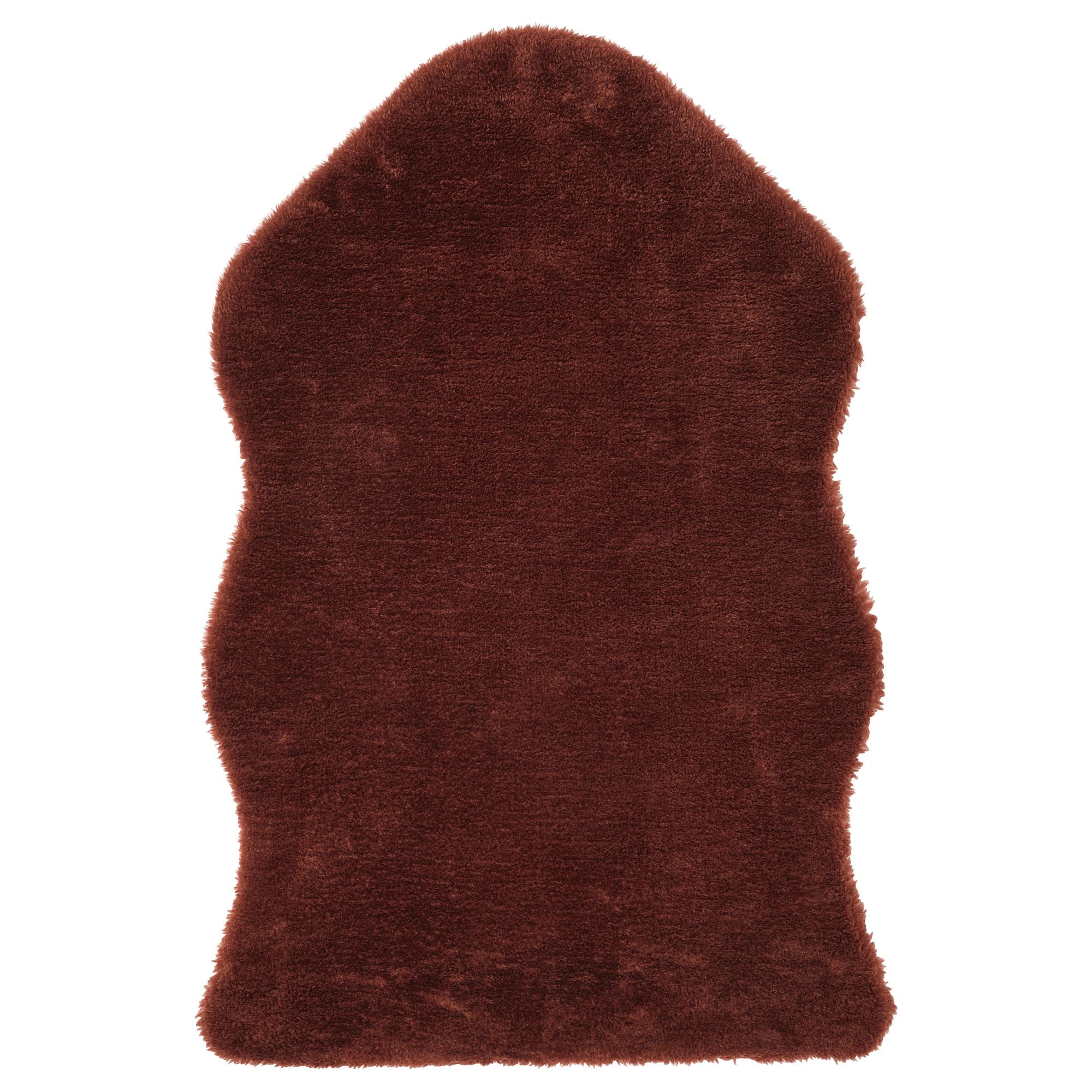 TOFTLUND red 55x85 cm faux sheepskin - 00532824 | IKEA