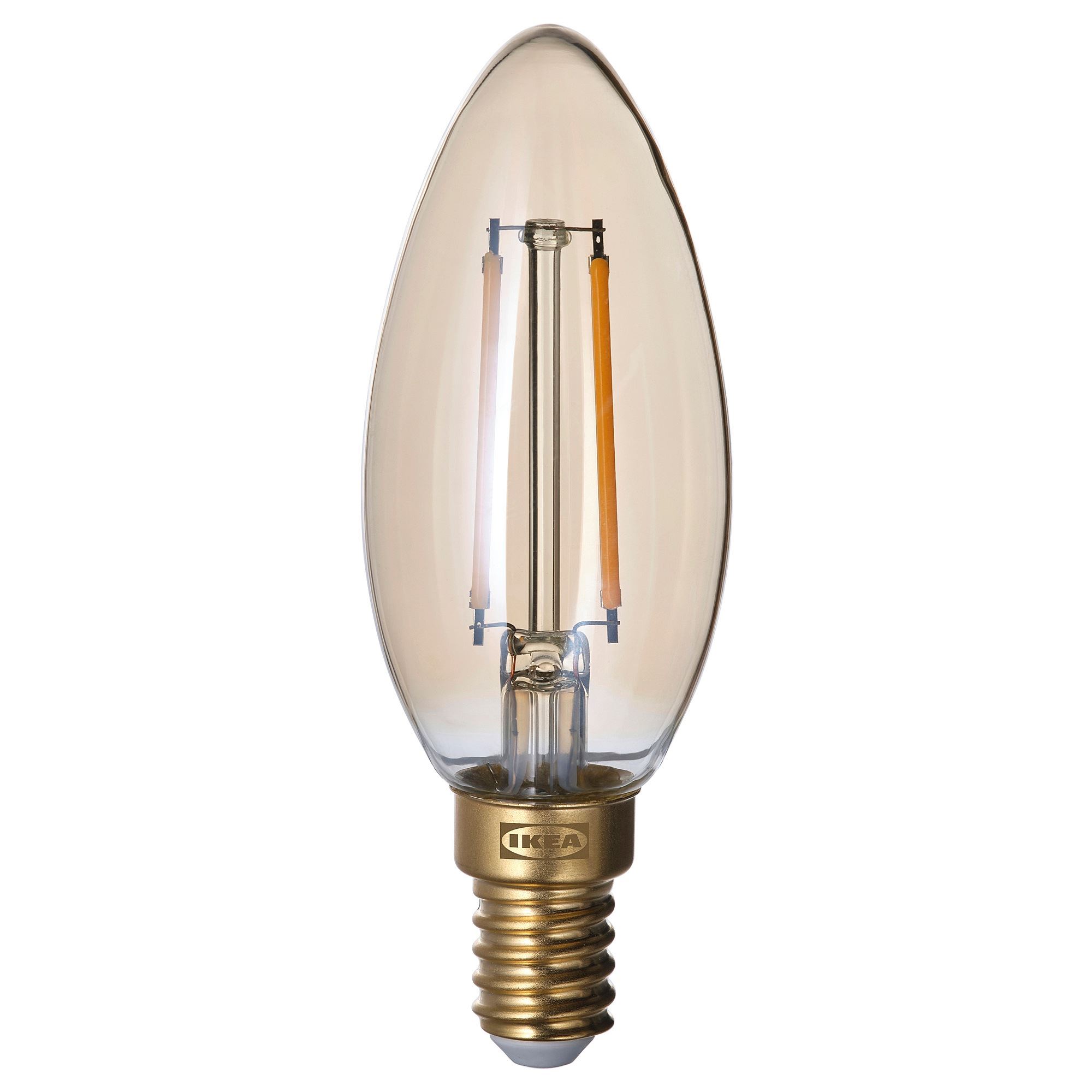 LUNNOM I k rengi S cak k 2200 Kelvin 210 lm LED ampul E14 60539238 IKEA