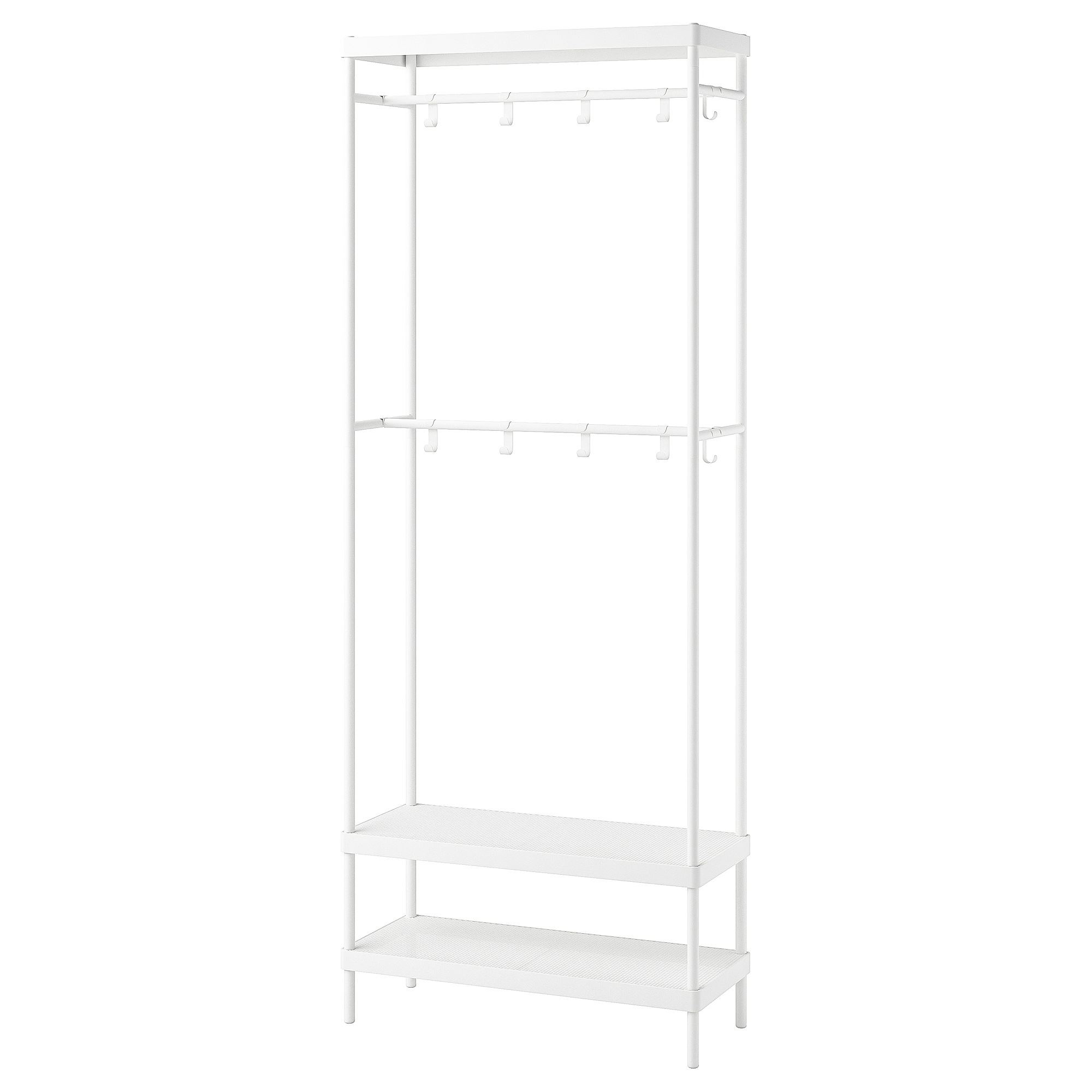 MACKAPAR white 78x32x200 cm hallway wardrobe - 50530988 | IKEA