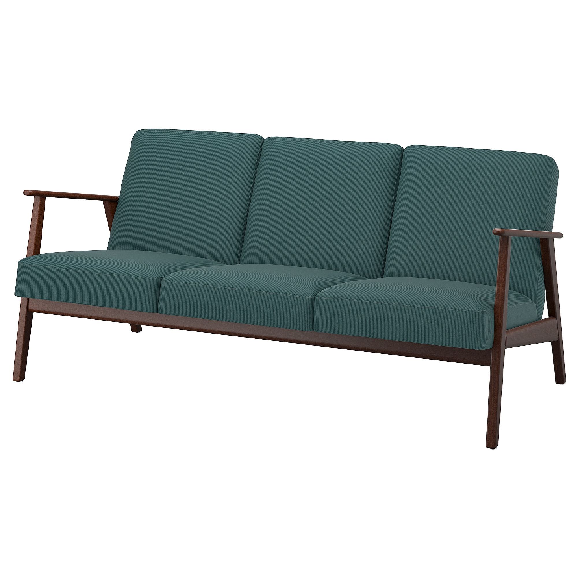 IKEA ソファ EKENASET kelinge grey/turquoise 3-seat sofa - 70533518 | IKEA