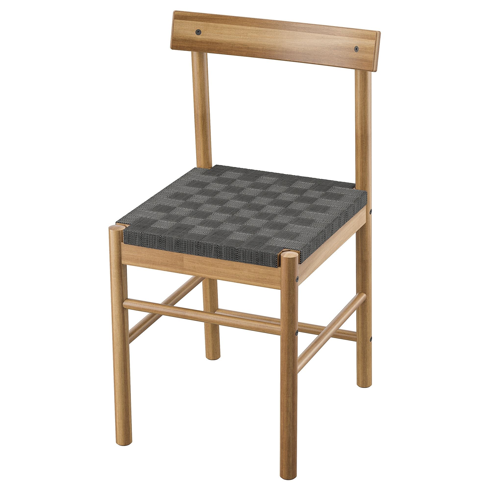 NACKANAS akasya döşemeli ahşap sandalye - 70518061 | IKEA