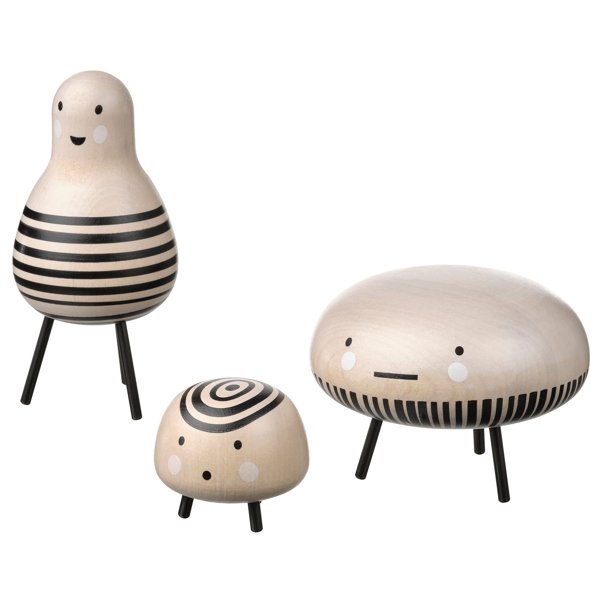 日本未発売　IKEA IKEA - グリーン デコレーション3点セット, シェルスリグト SJÄLSLIGT 置物　2点セット　DVÄRGTALL デコレーション雑貨 置物
