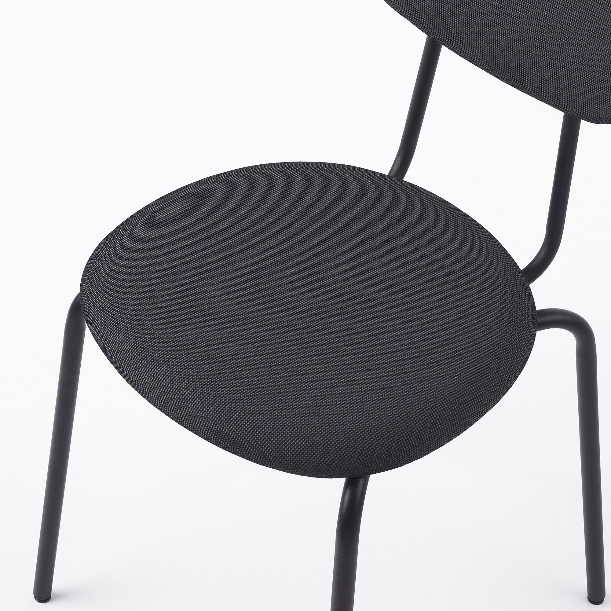 ÖSTANÖ Remmarn siyah-koyu gri döşemeli sandalye - 20545359 | IKEA