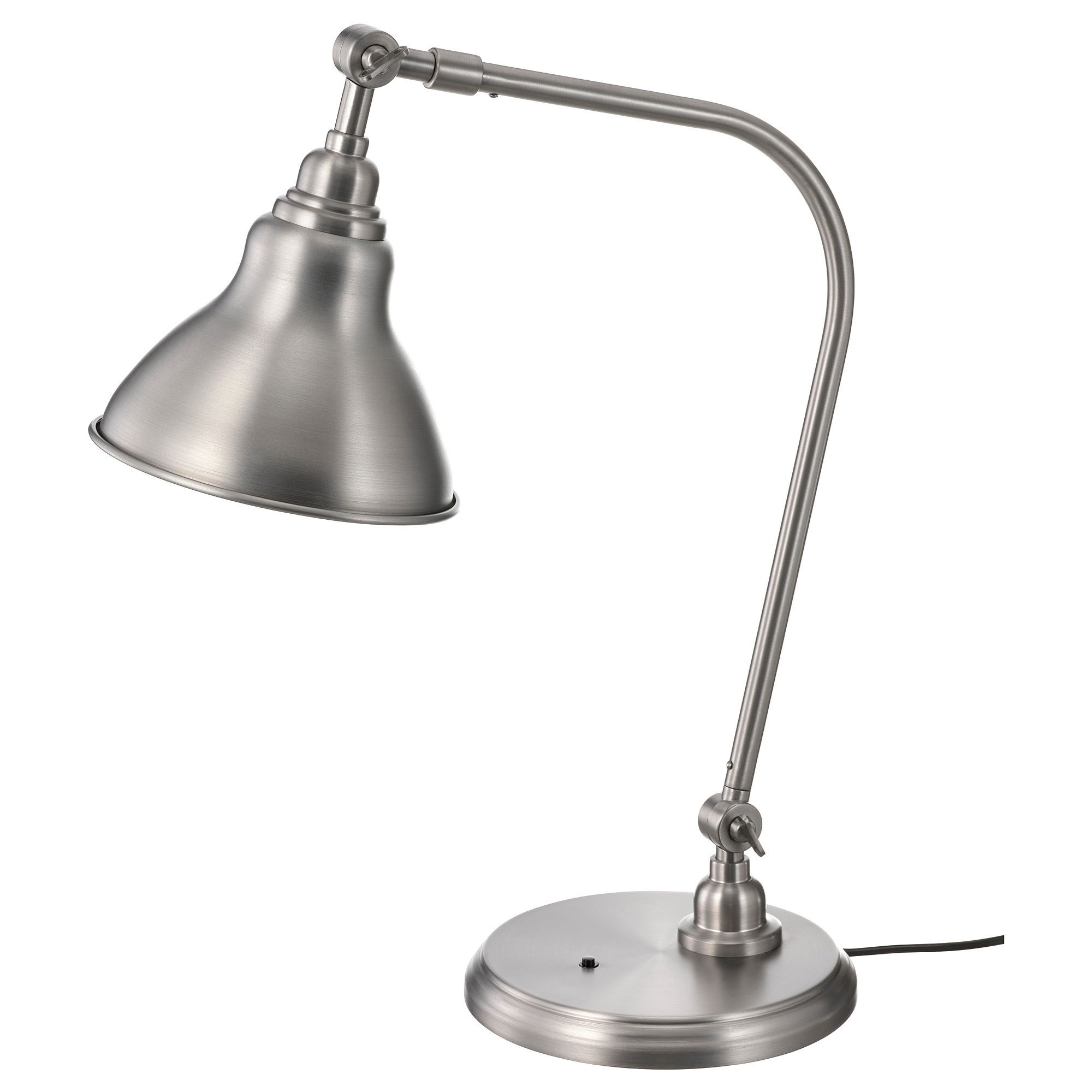 ANKARSPEL pewter effect 51 cm work lamp - 80490085 | IKEA