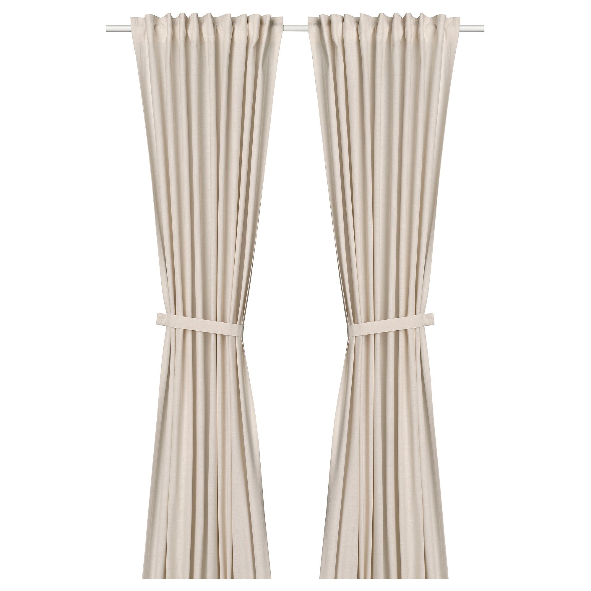 LENDA off white 140x300 cm background curtain, 1 pair - 50552881