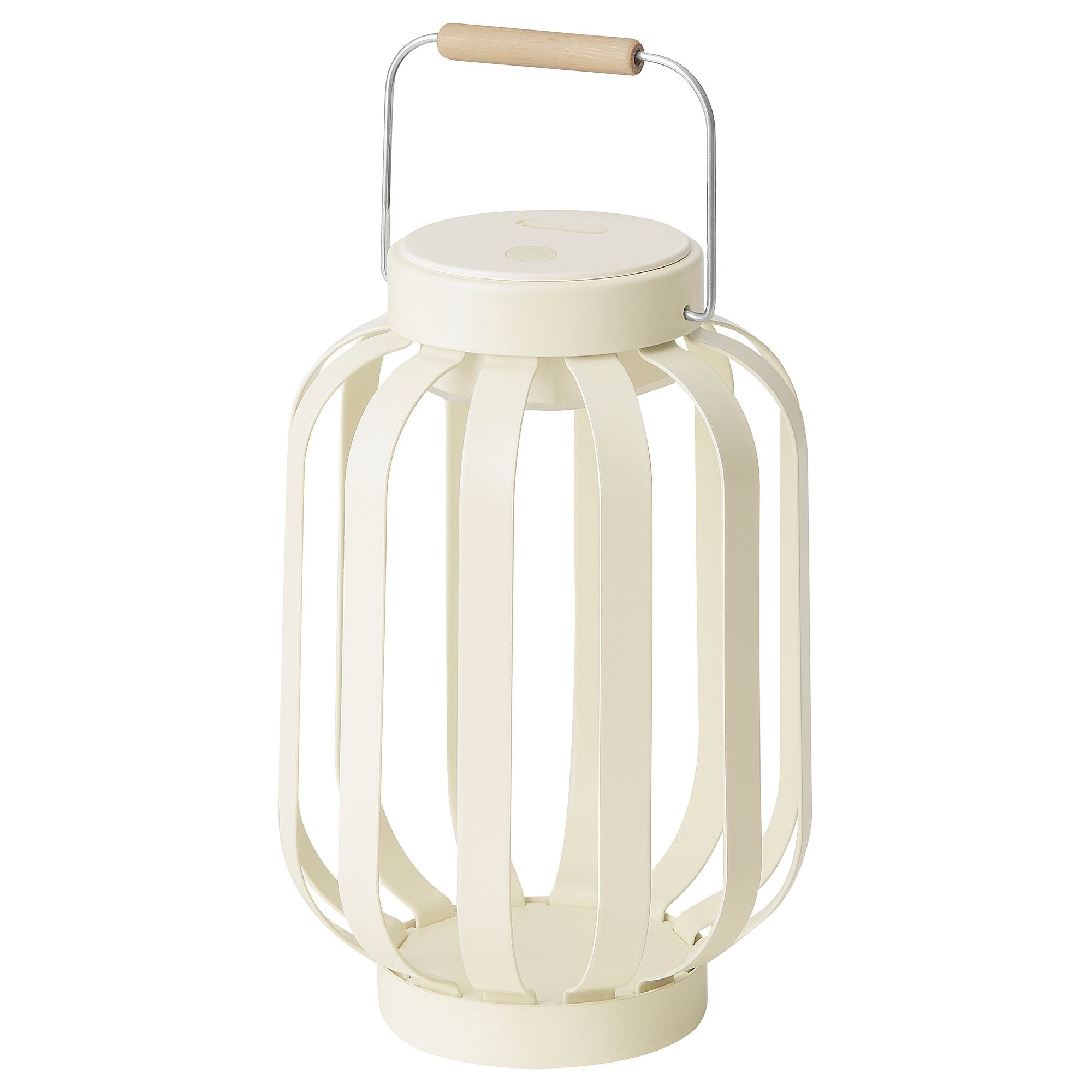 SOMMARLANKE beige LED lantern - 50543962 | IKEA