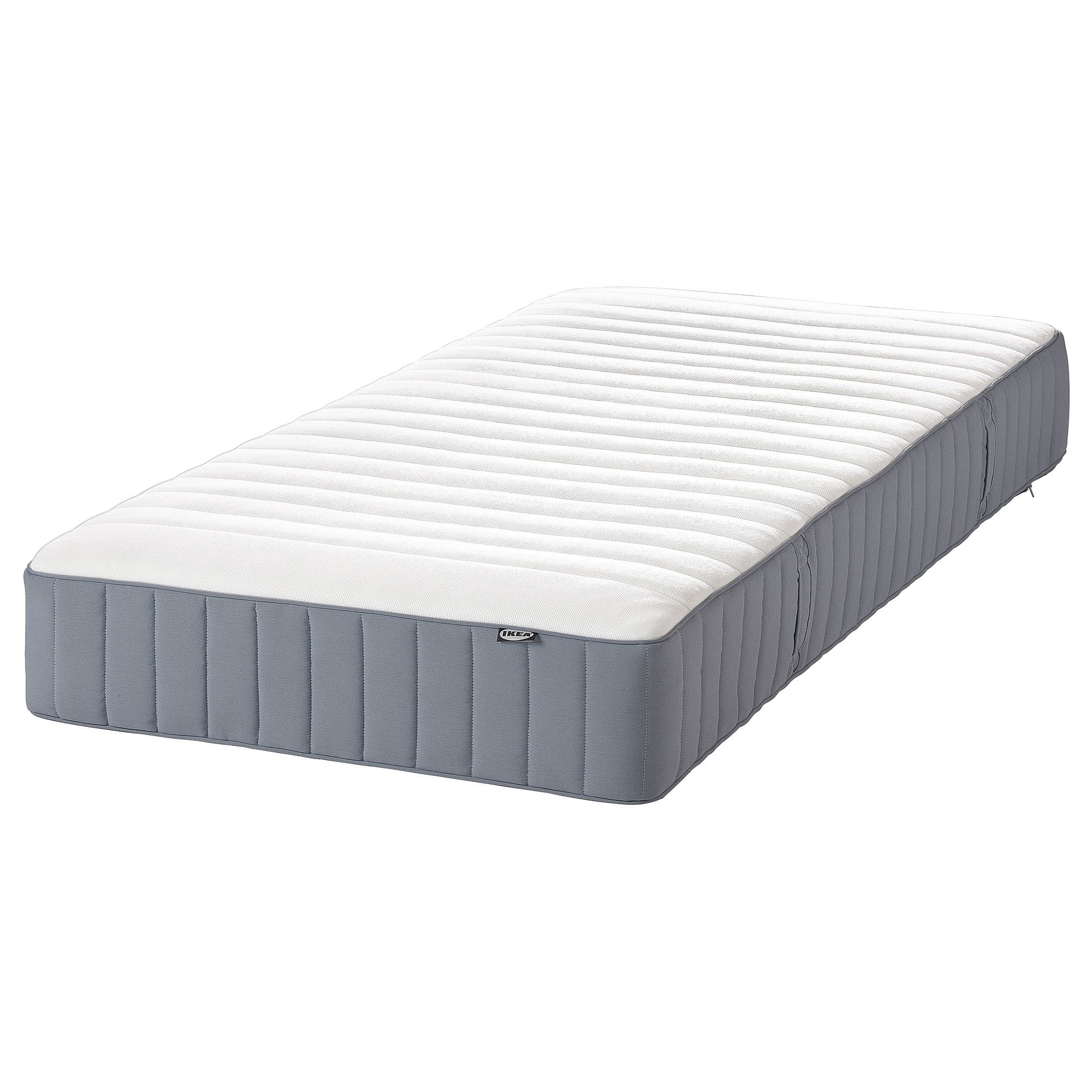 【IKEA HAFSLO】スプリングマットレス シングル 90x200×18cm VALEVAG light blue 90x200 cm single bed mattress - 60470026 | IKEA