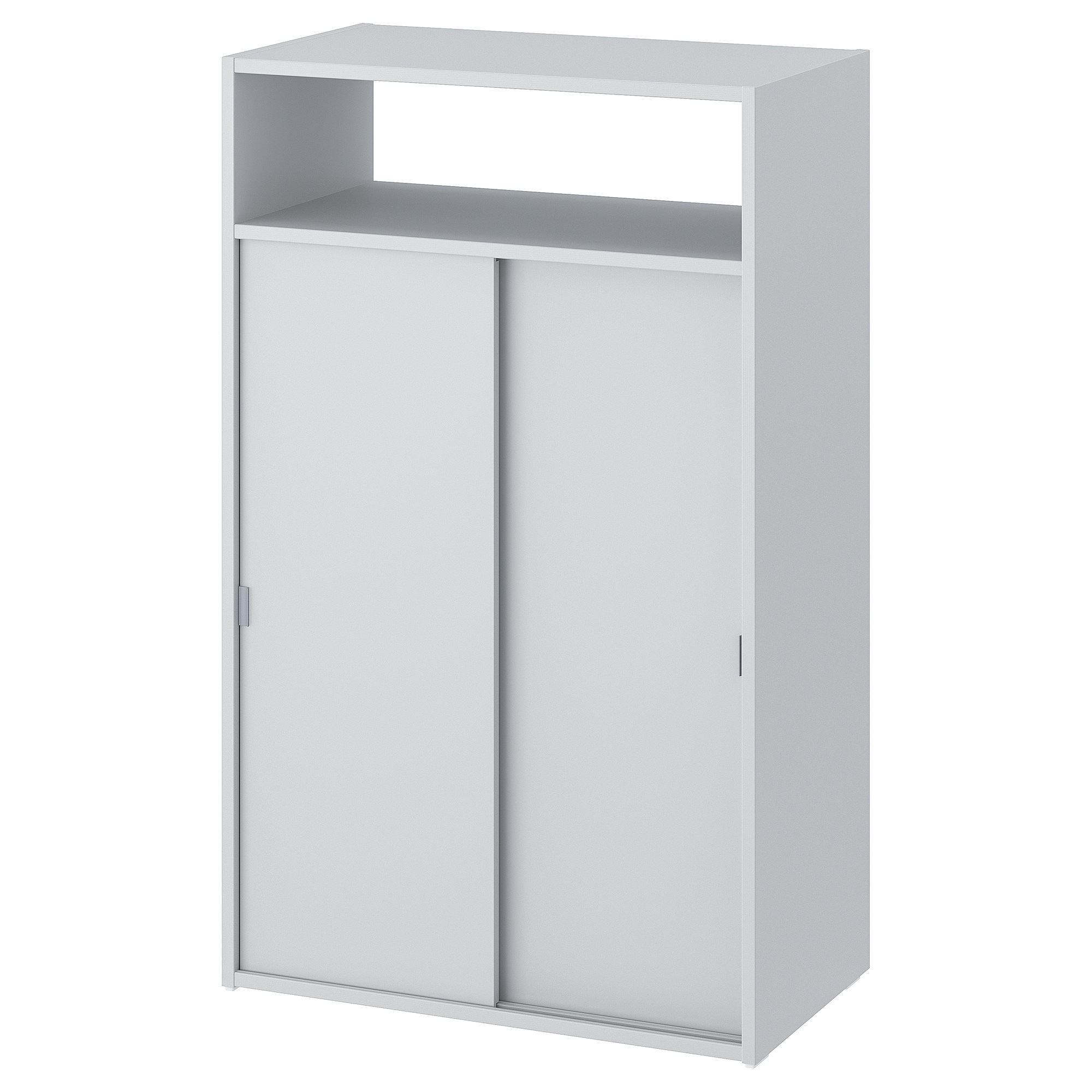 SPIKSMED light grey 60x96 cm sliding door-cabinet - 10520873 | IKEA