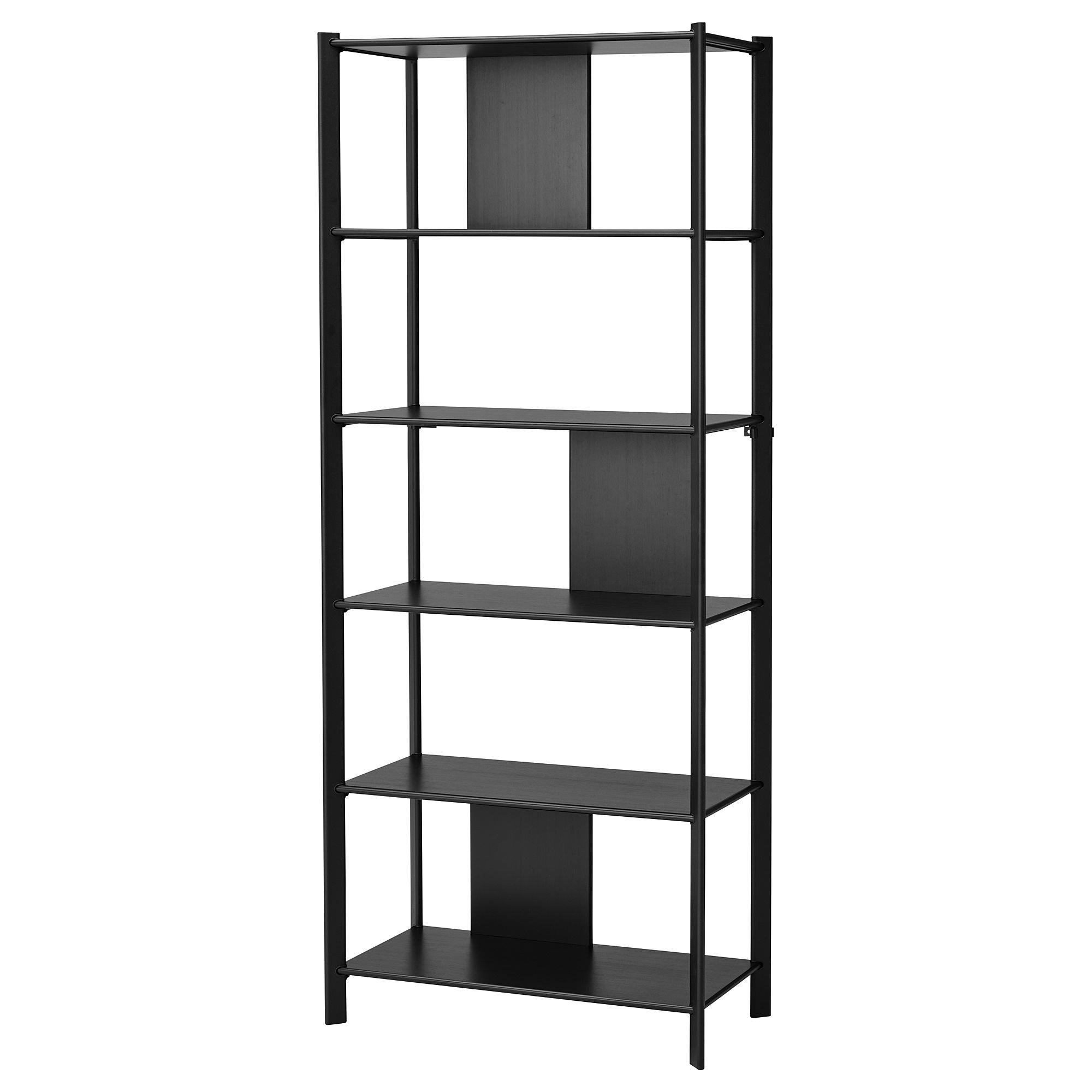 JATTESTA black 80x195 cm open shelving unit - 80512959 | IKEA
