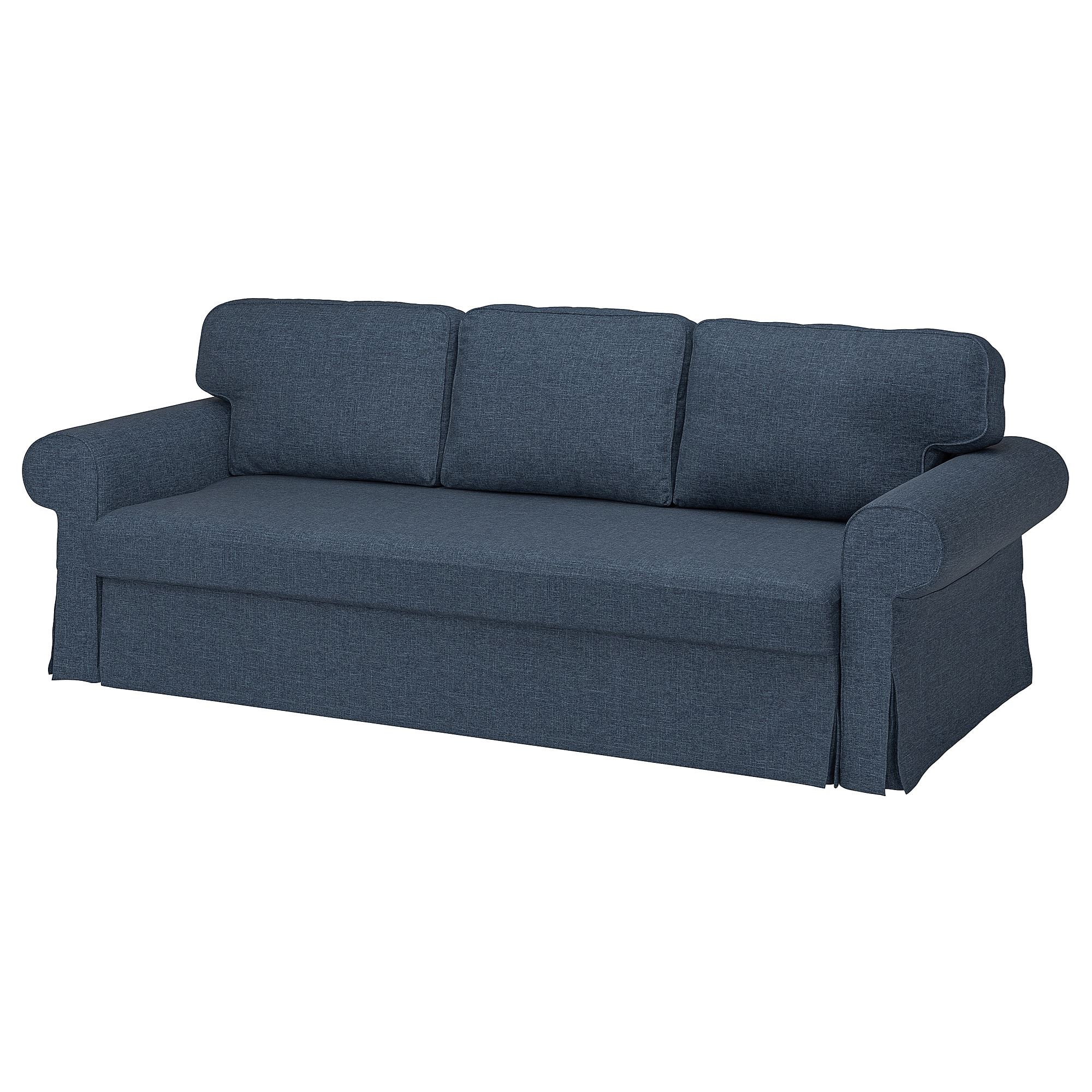 VRETSTORP kilanda dark blue 3-seat sofa-bed - 59491242 | IKEA