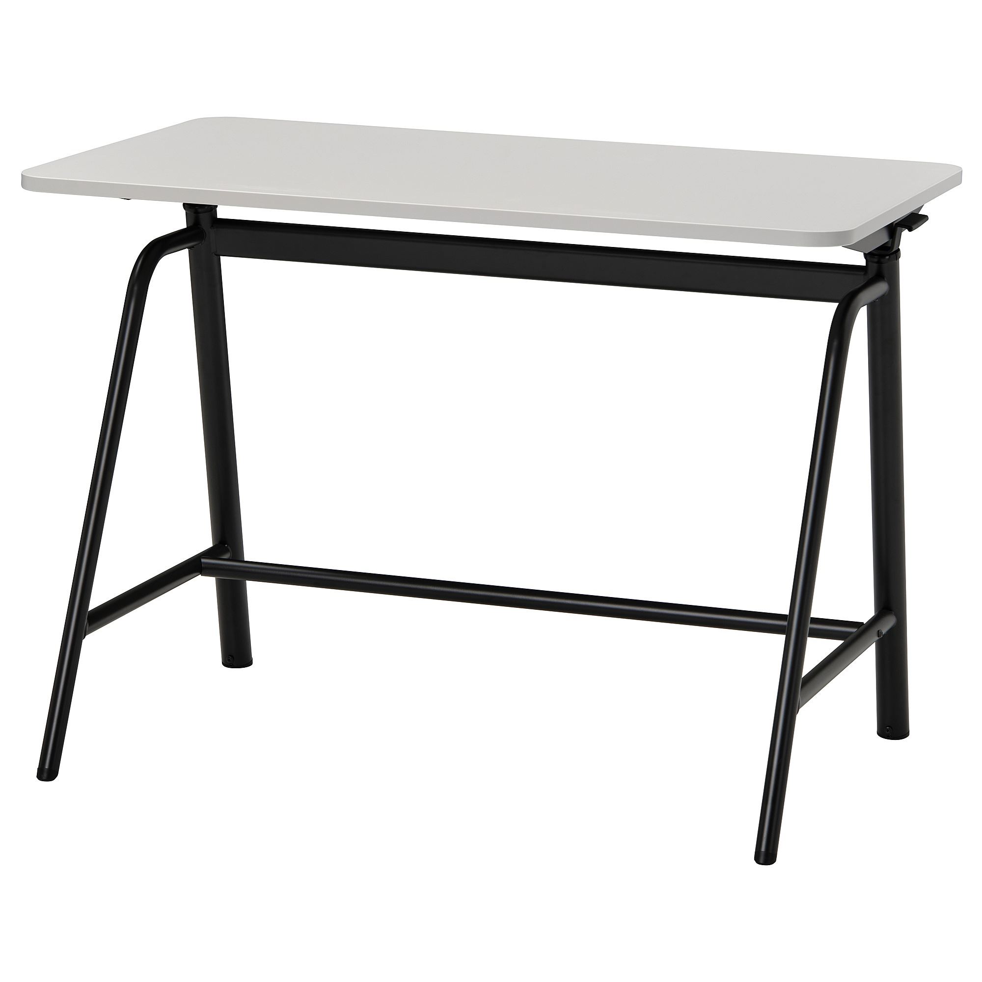 GLADHÖJDEN light grey-anthracite 100x60 cm height adjustable desk