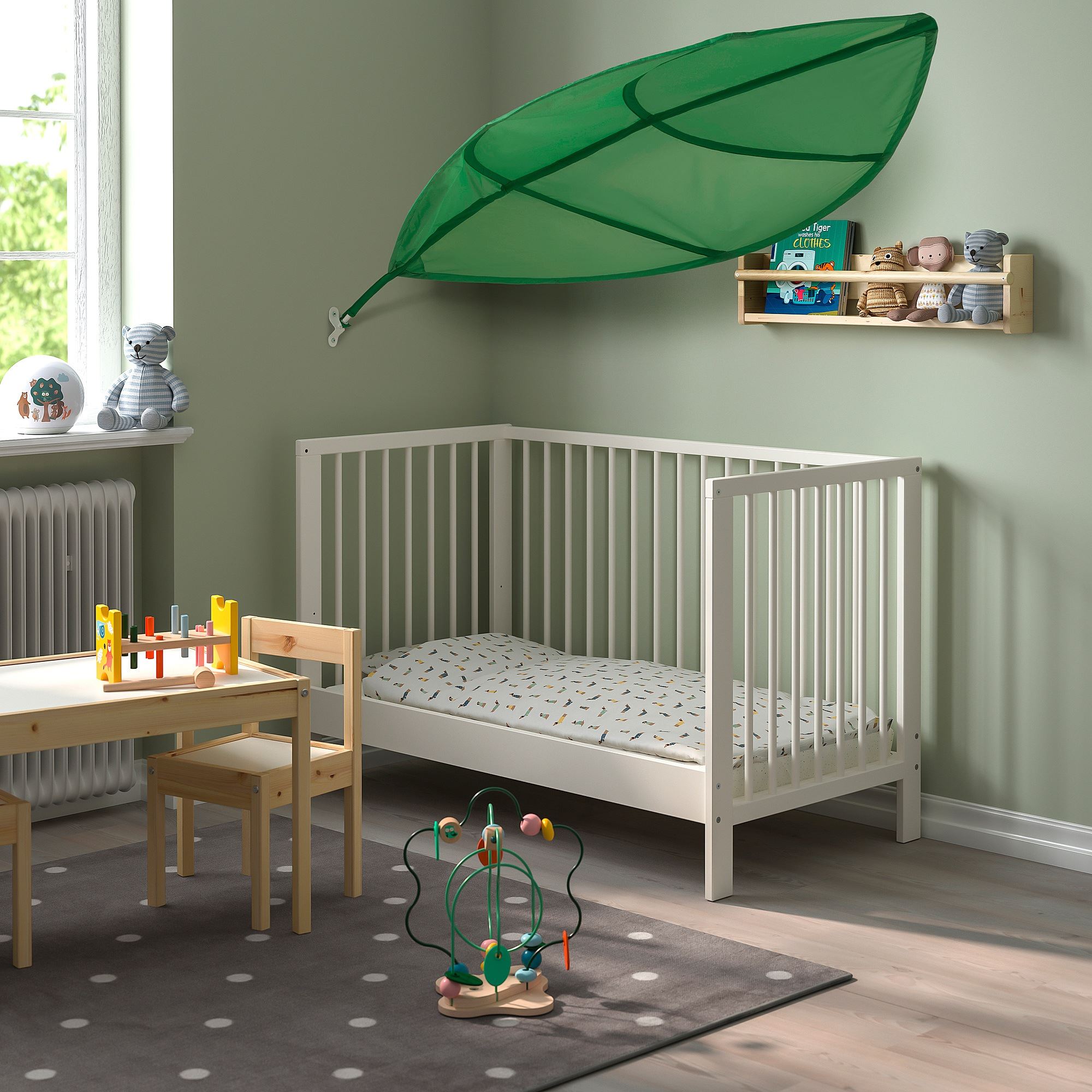 LÖVA green 136x90 cm bed canopy - 80542126 | IKEA