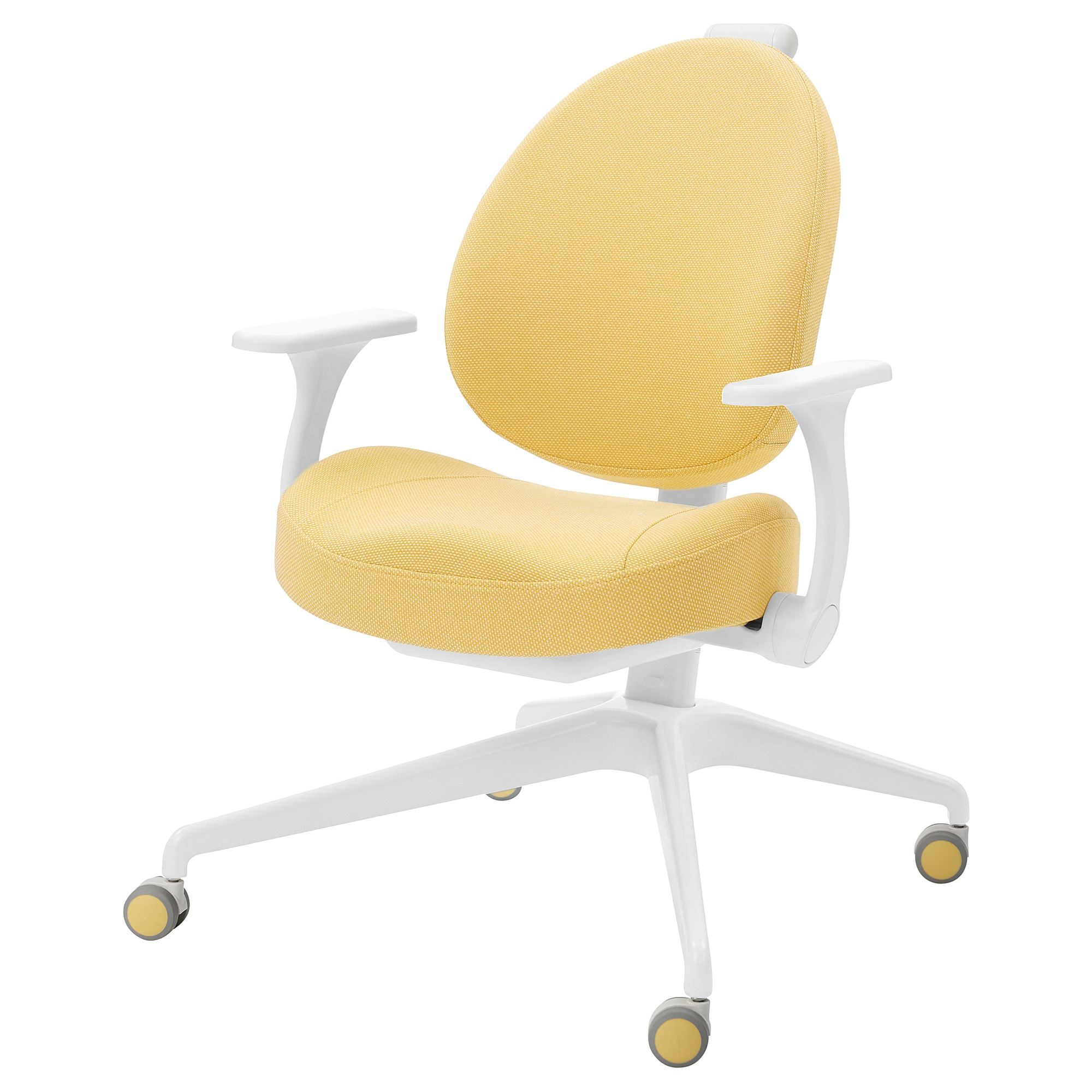 GUNRIK yellow child's desk chair - 00558625 | IKEA