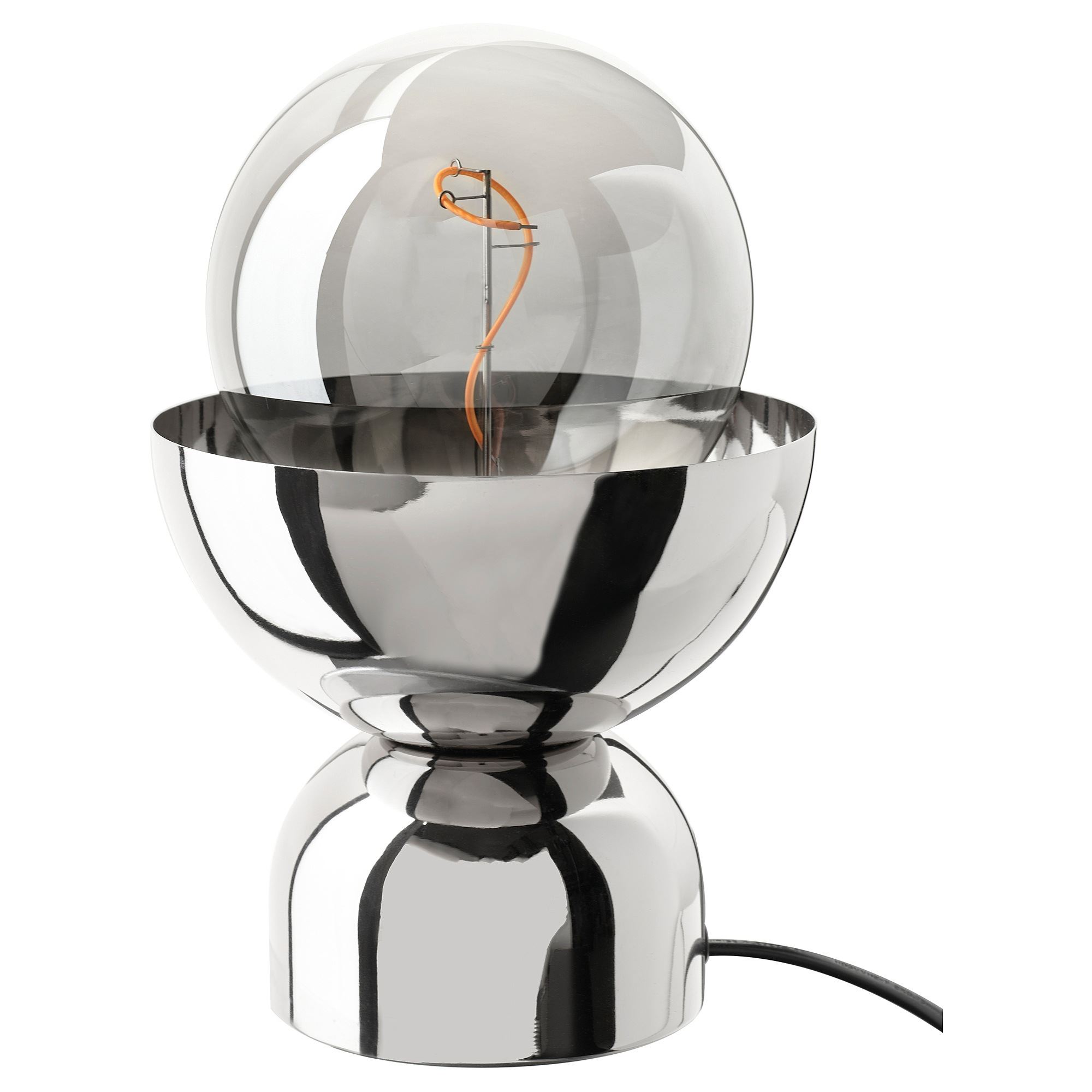 テクニカ　インバータライト90 型名AL‐90241 ACKJA/MOLNART nikelaj kaplama masa lambası - 49515031 | IKEA