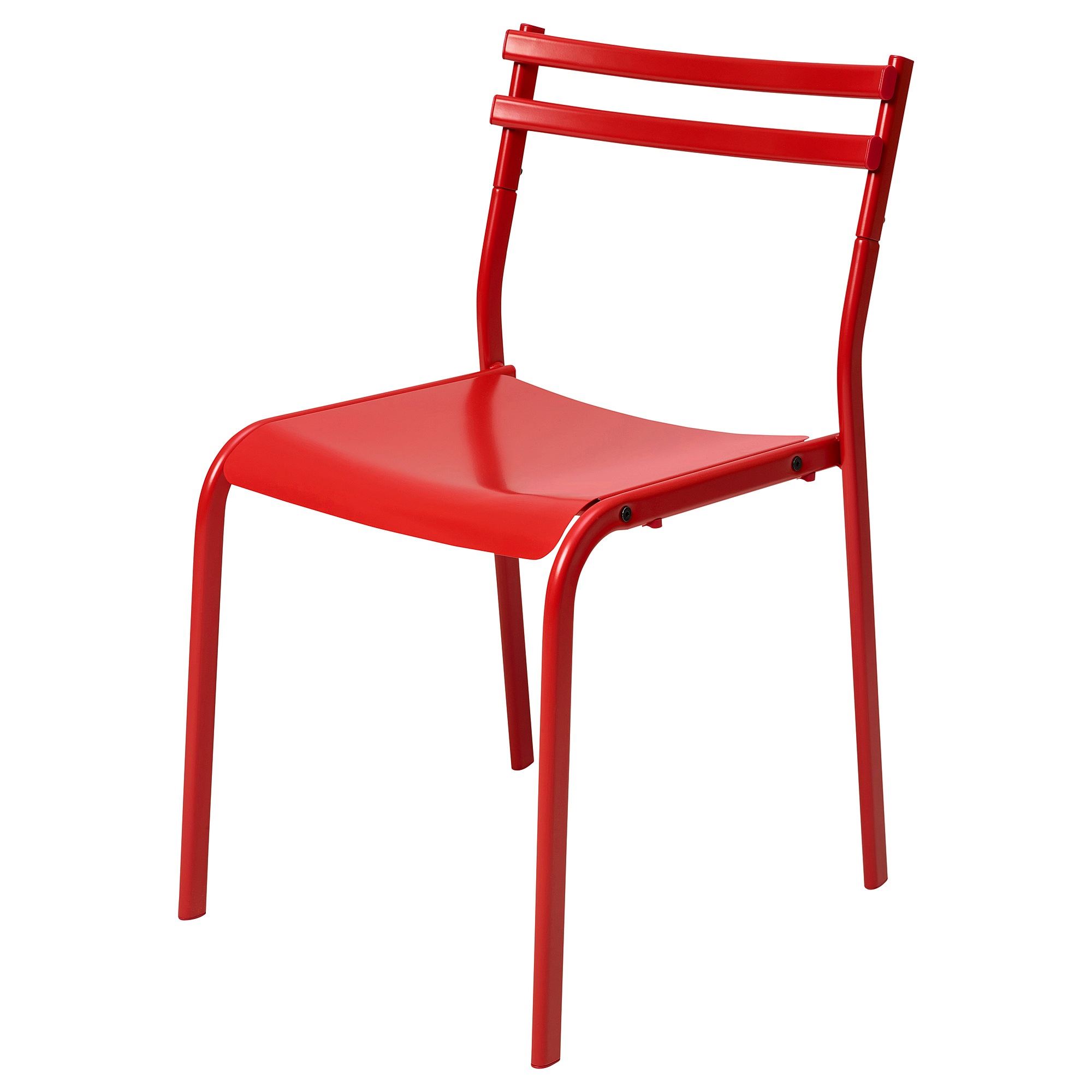 GENESÖN metal-kırmızı sandalye - 00565683 | IKEA