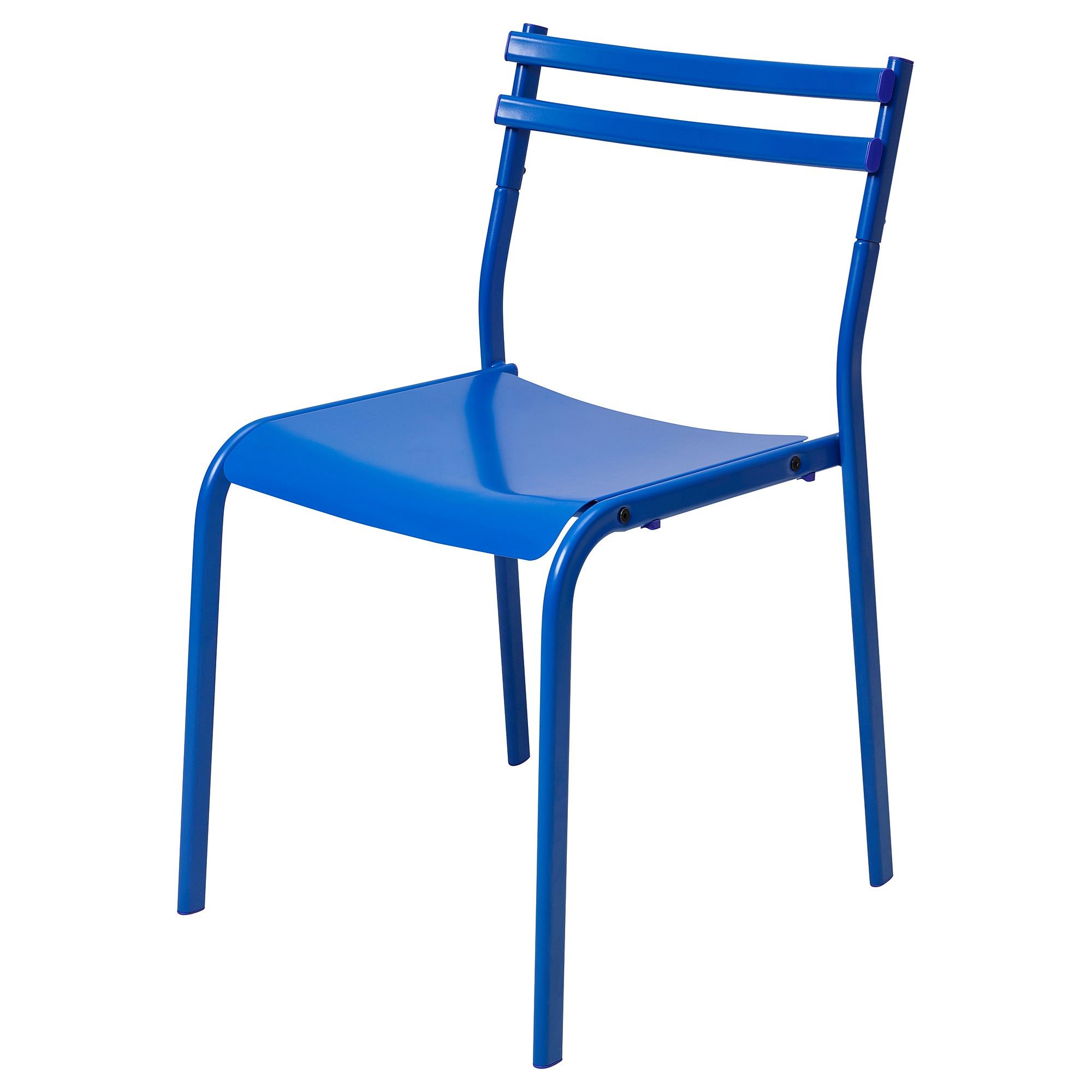 GENESÖN metal-blue chair - 80567796 | IKEA