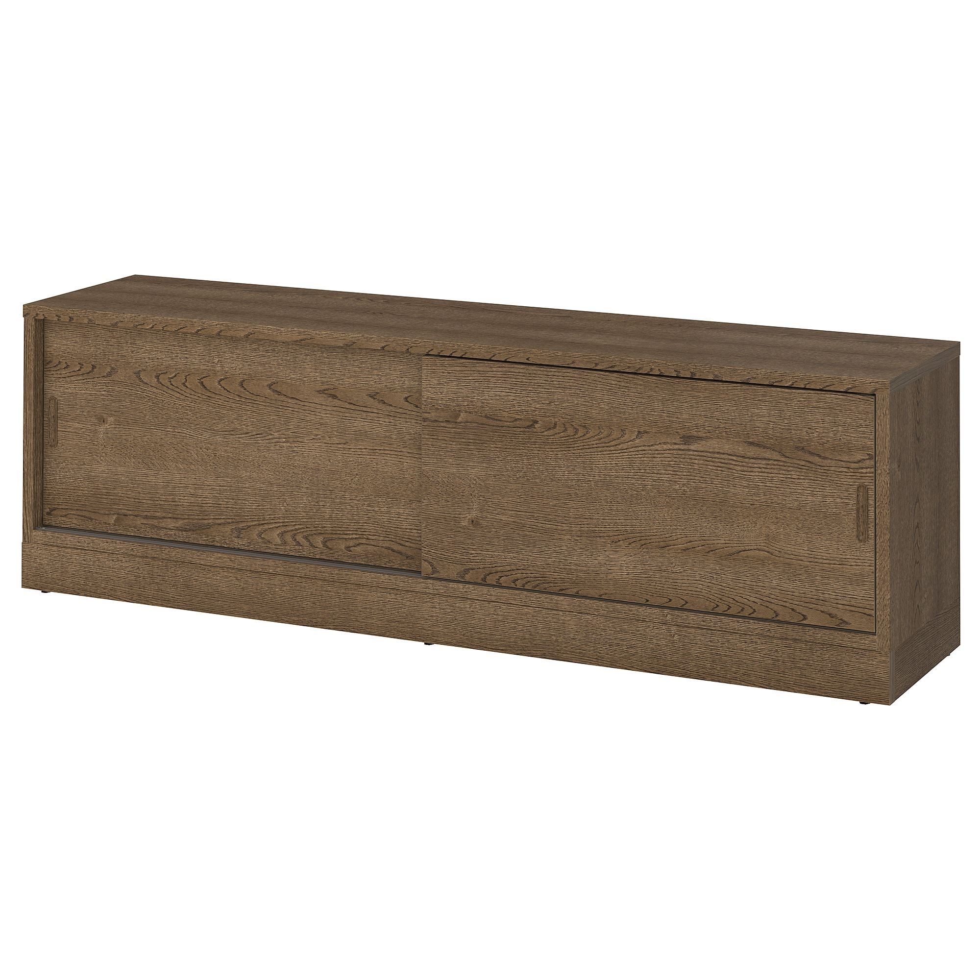 TONSTAD oak veneer-brown 178x37x55 cm tv bench - 80489303 | IKEA
