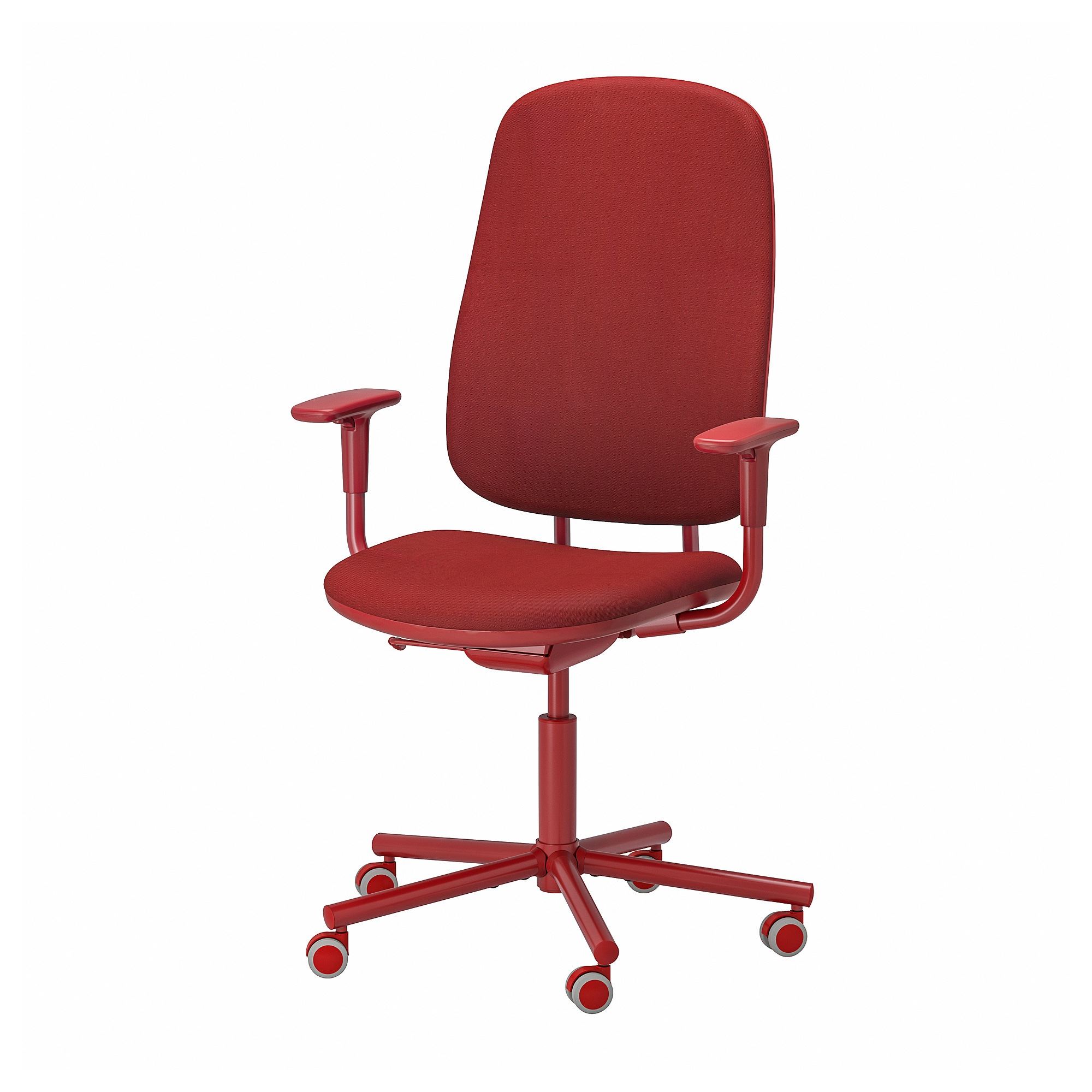 SMÖRKULL grasnas red office chair - 60503437 | IKEA