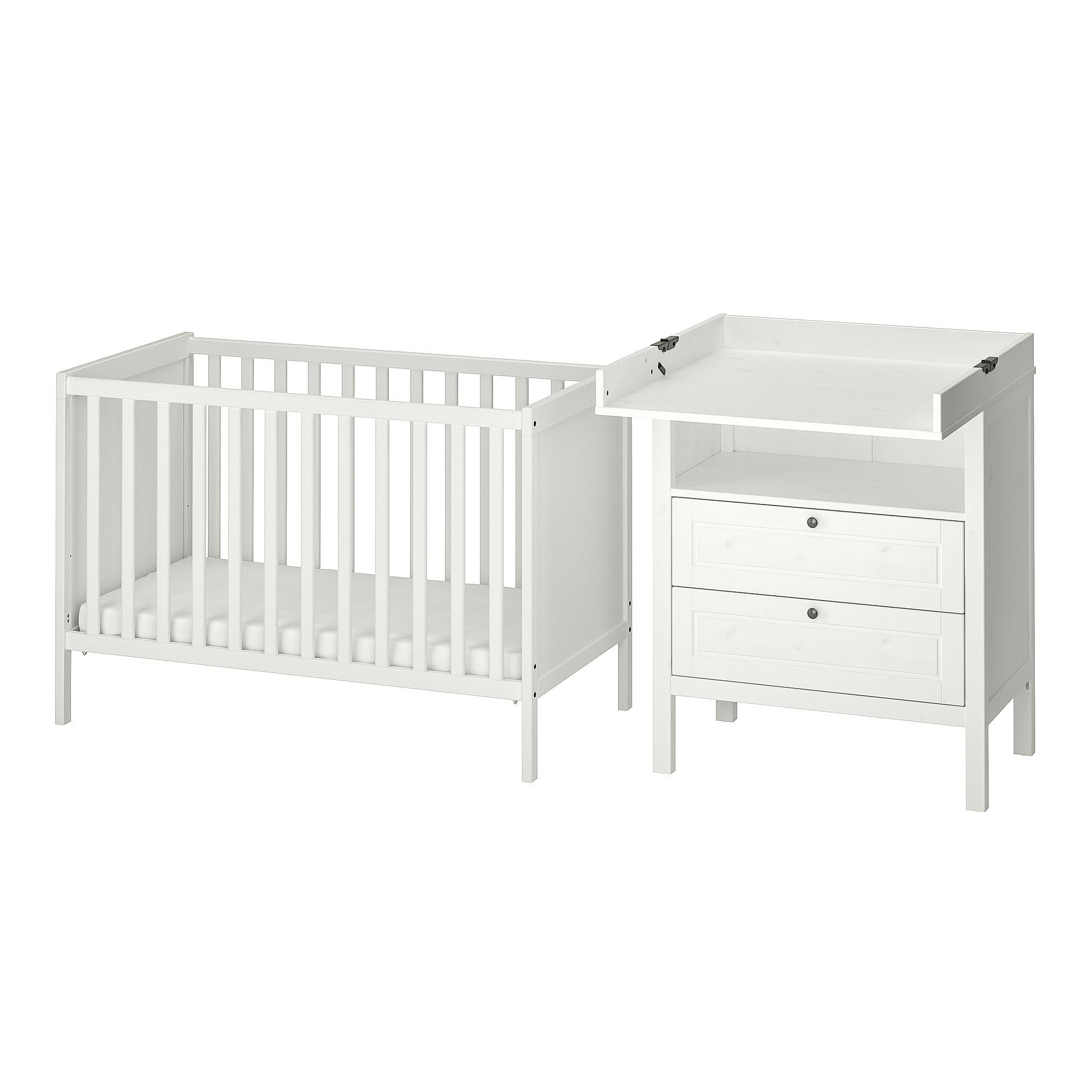SUNDVIK white 60x120 cm baby furniture set - 29506099 | IKEA