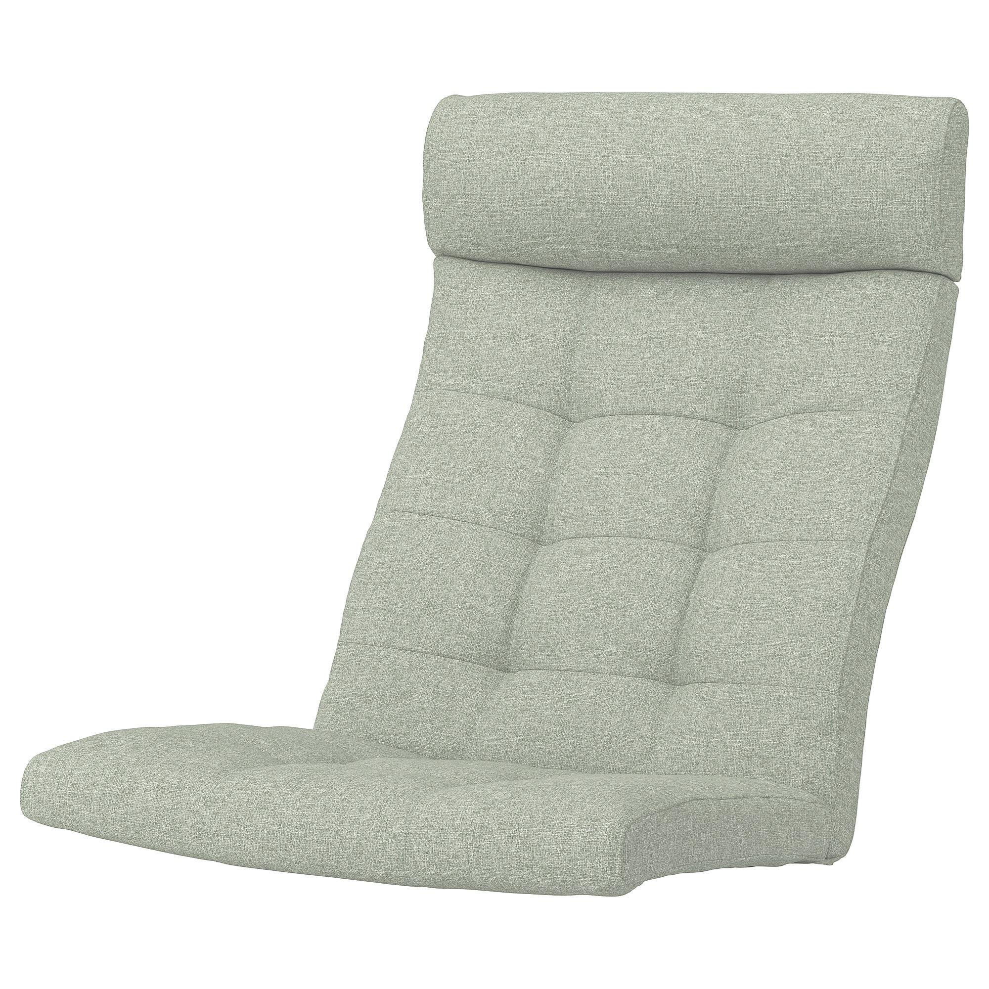 POANG Gunnared light green rocking-chair cushion - 10549391 | IKEA