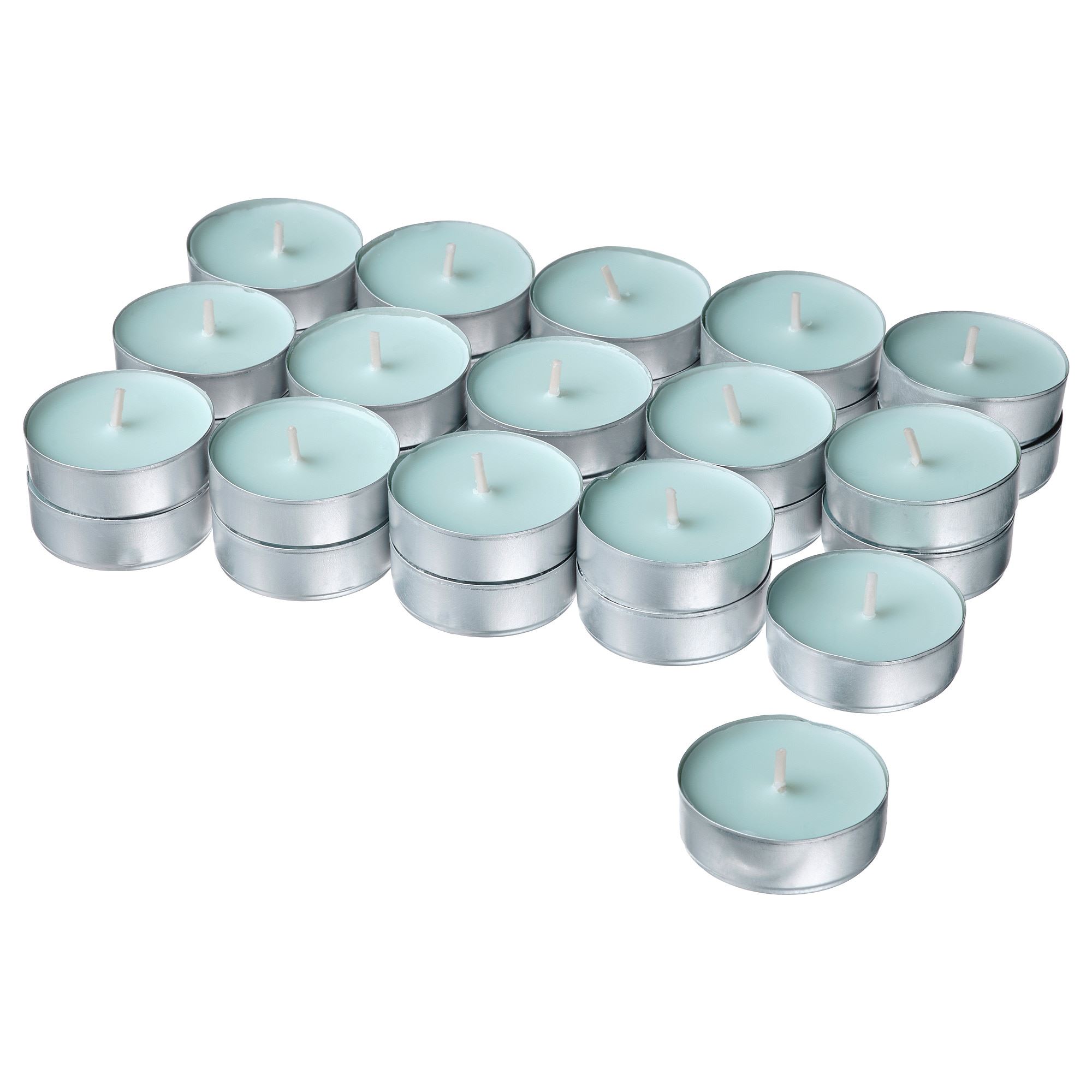 BUKETTAPEL soluk yeşil 3.5 saat kokulu tealight mum 60552809 IKEA