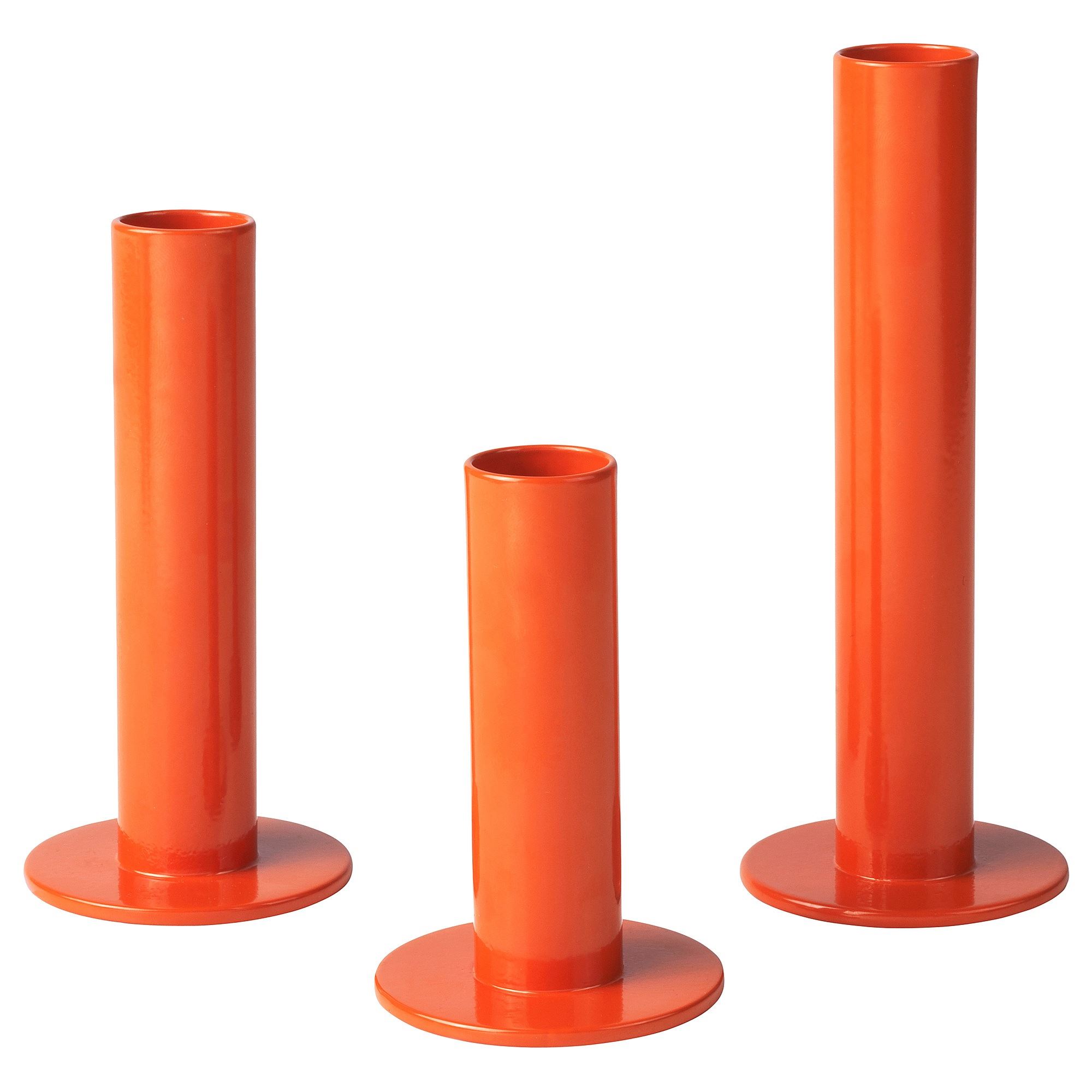 TUVKORNELL orange candlestick - 80554384 | IKEA
