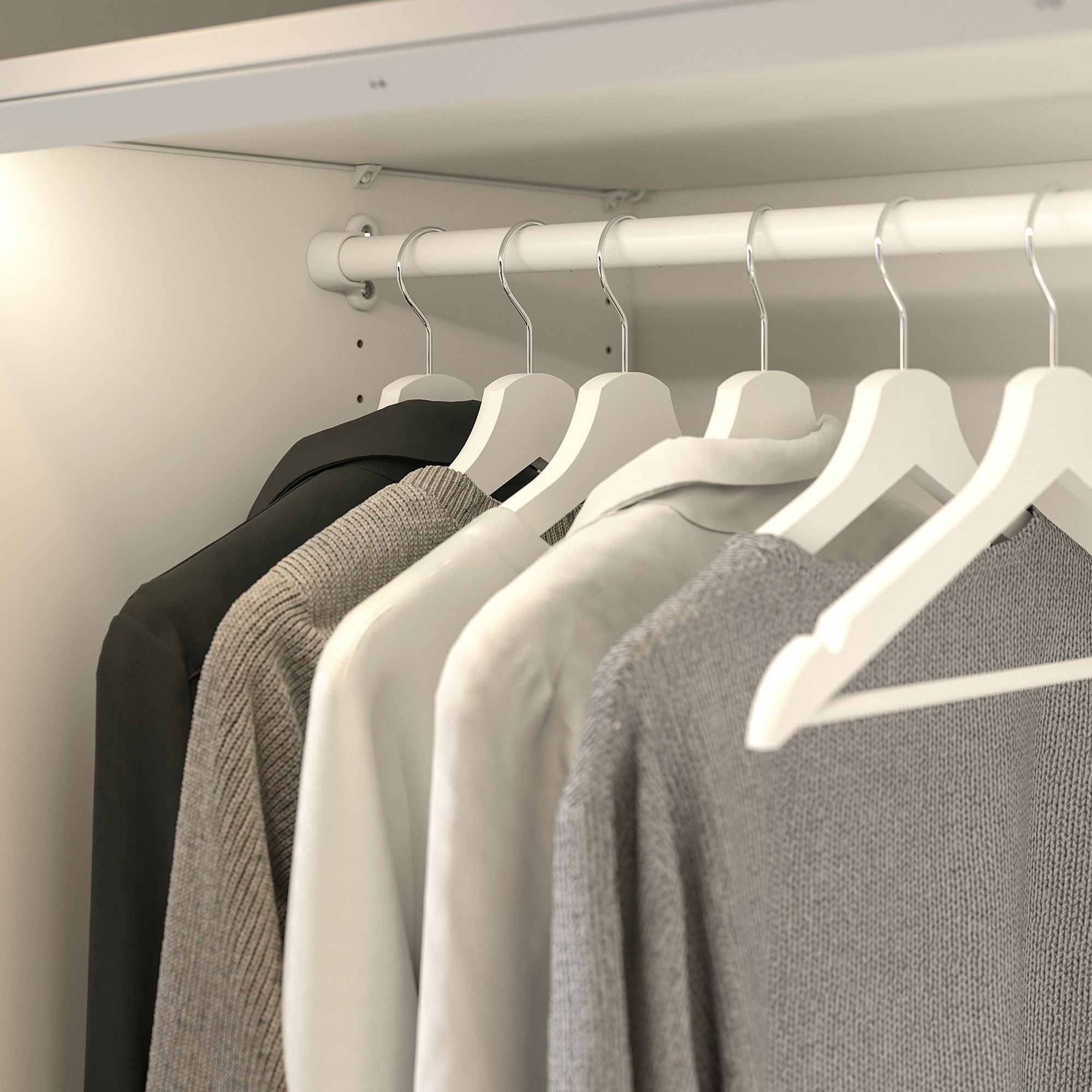 KOMPLEMENT white 100 cm clothes rail - 30256891 | IKEA