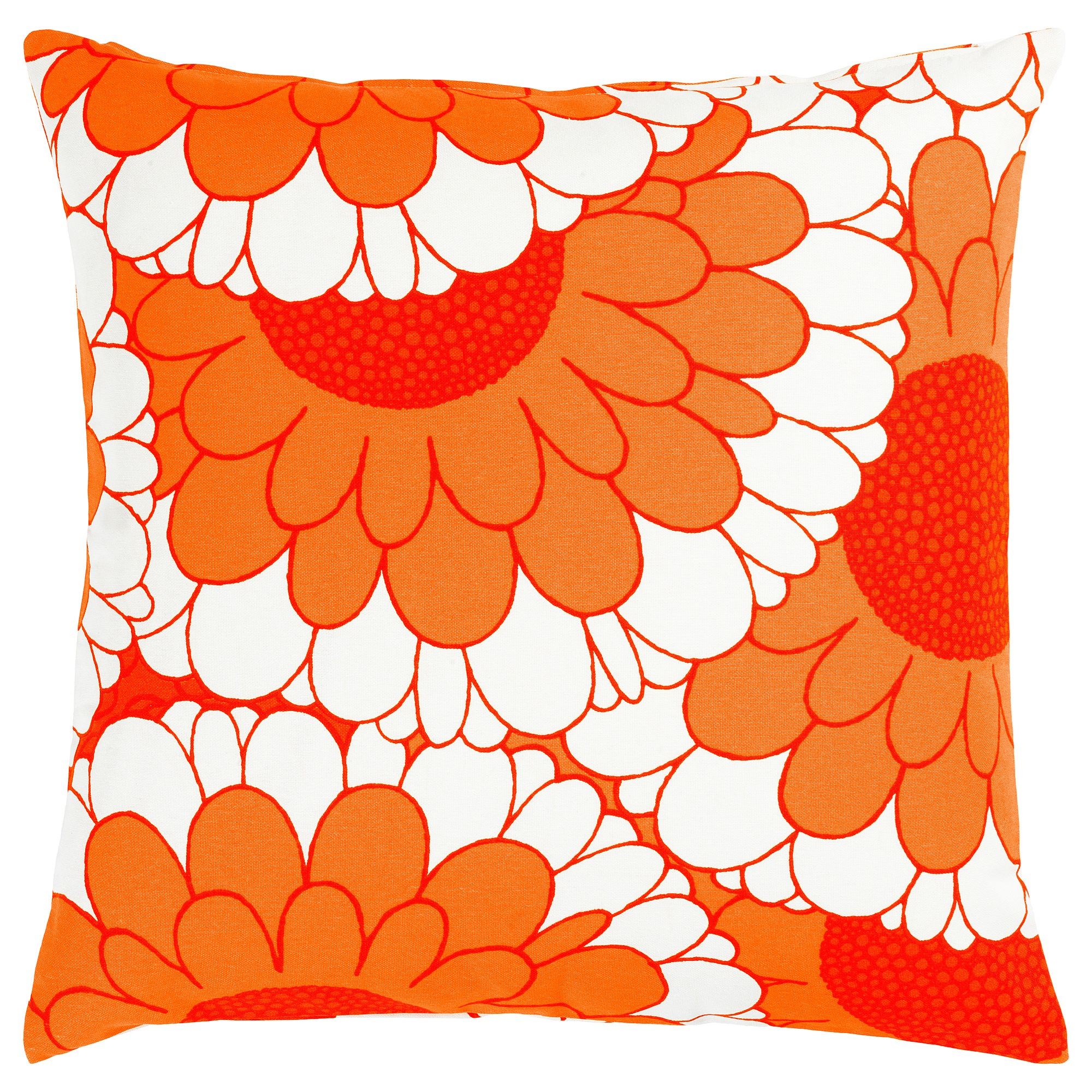 SANDETERNELL orange 50x50 cm lace pillow cover - 30556413 | IKEA