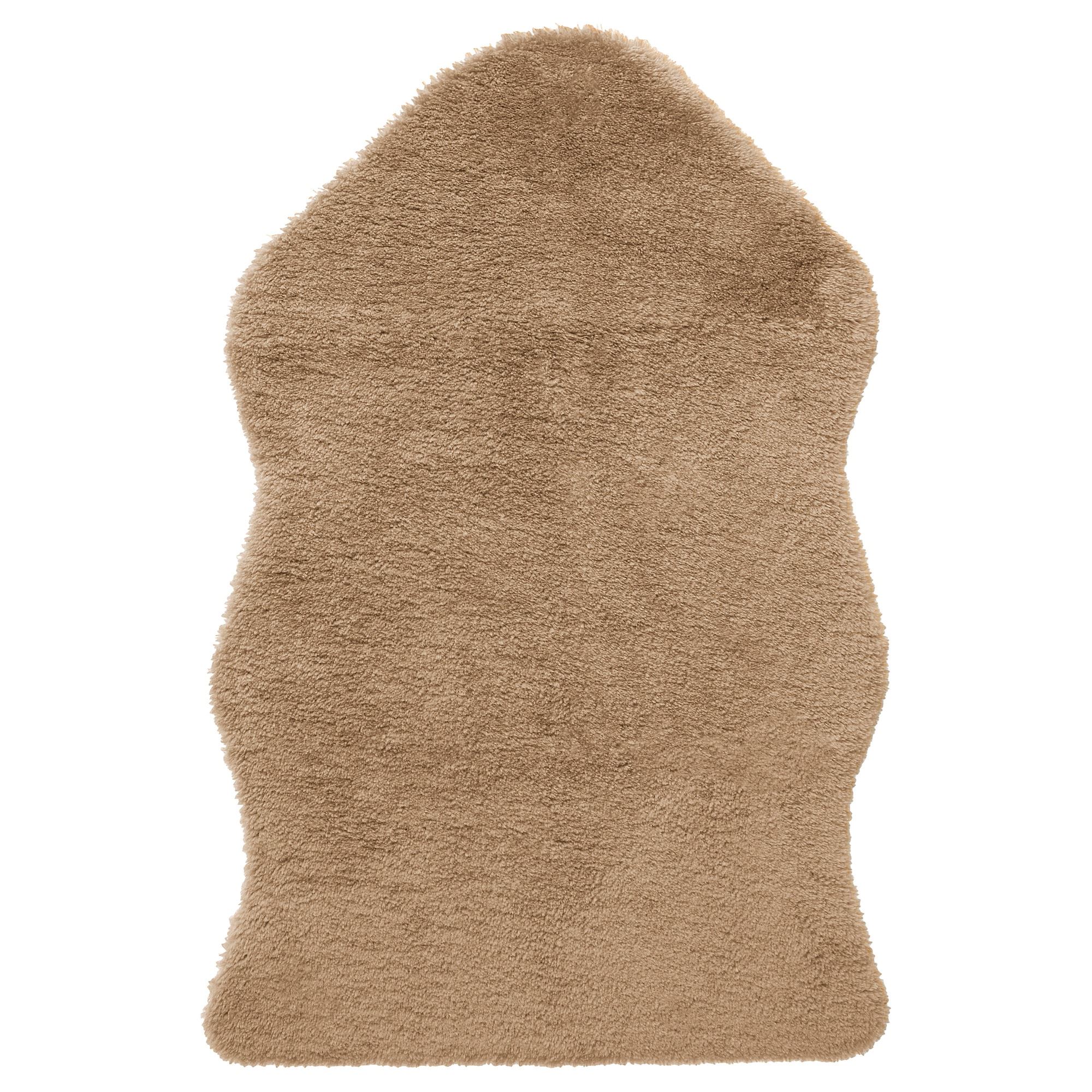TOFTLUND beige 55x85 cm faux sheepskin - 90564518 | IKEA