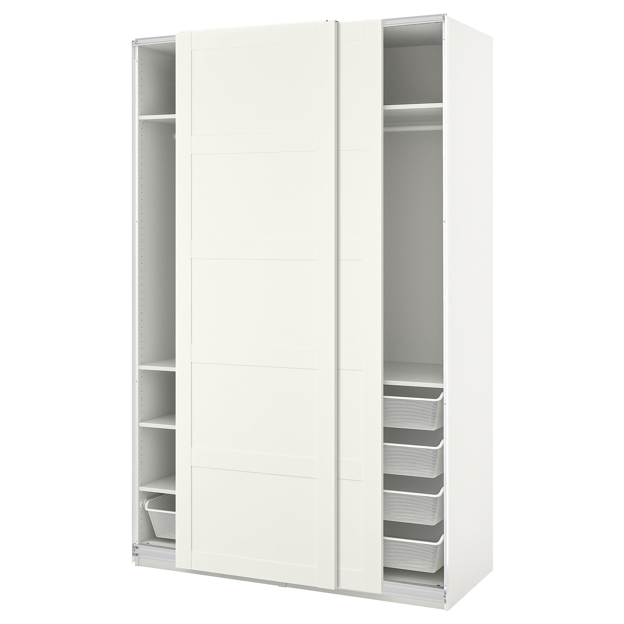 PAX/BERGSBO beyaz 150x66x236 cm PAX sürgü kapaklı gardırop - 69502872 ...
