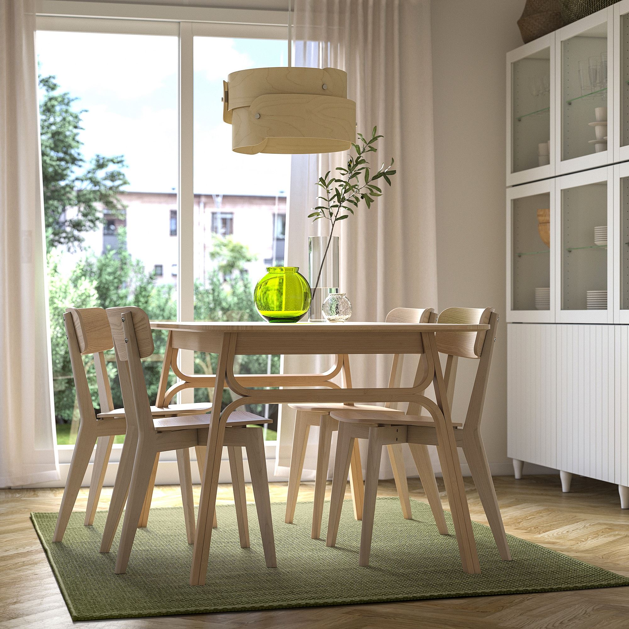 MORUM yeşil 160x230 cm büyük halı - 50569141 | IKEA