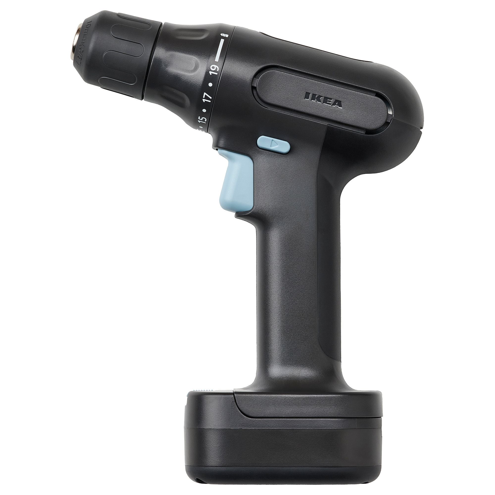 TRIXIG black/blue 12 V cordless screwdriver/drill 10546910 IKEA