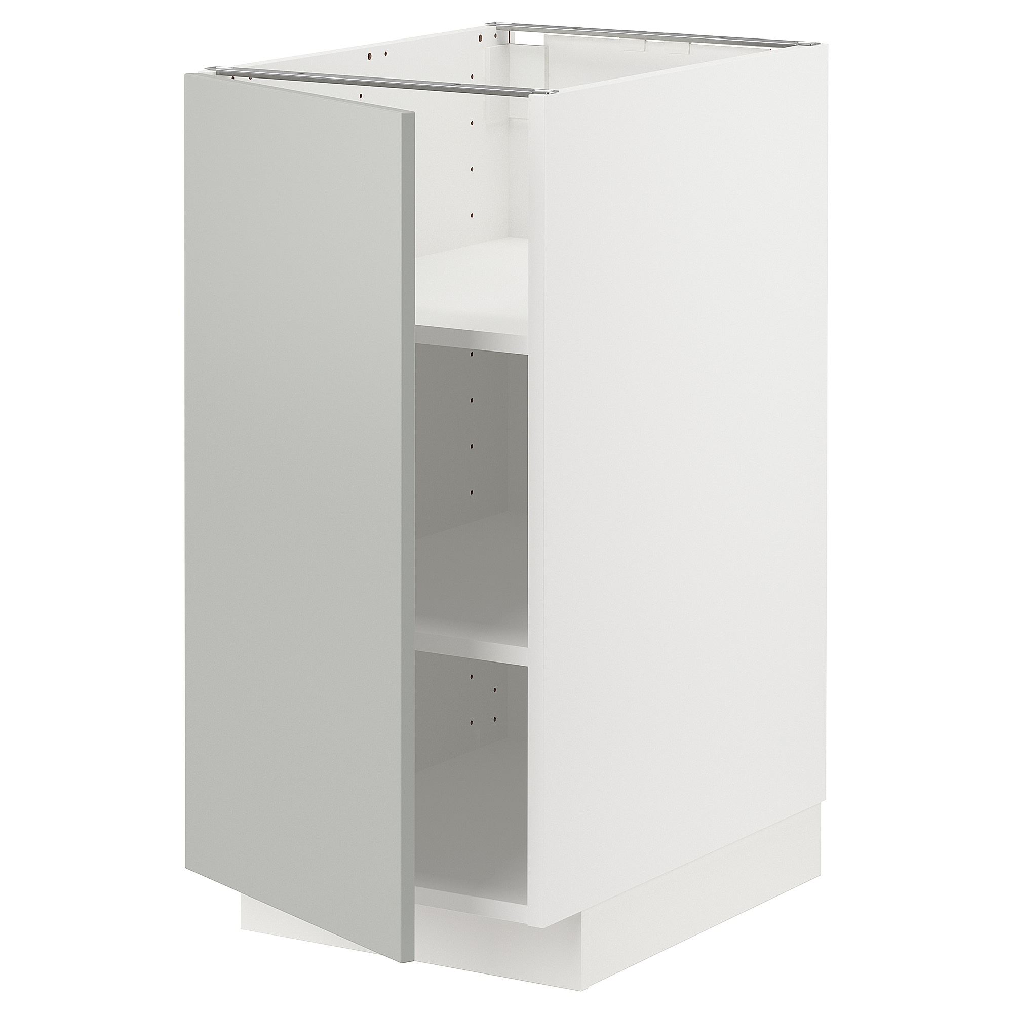 METOD HAVSTORP light grey 40x60 cm base with doors 39537986