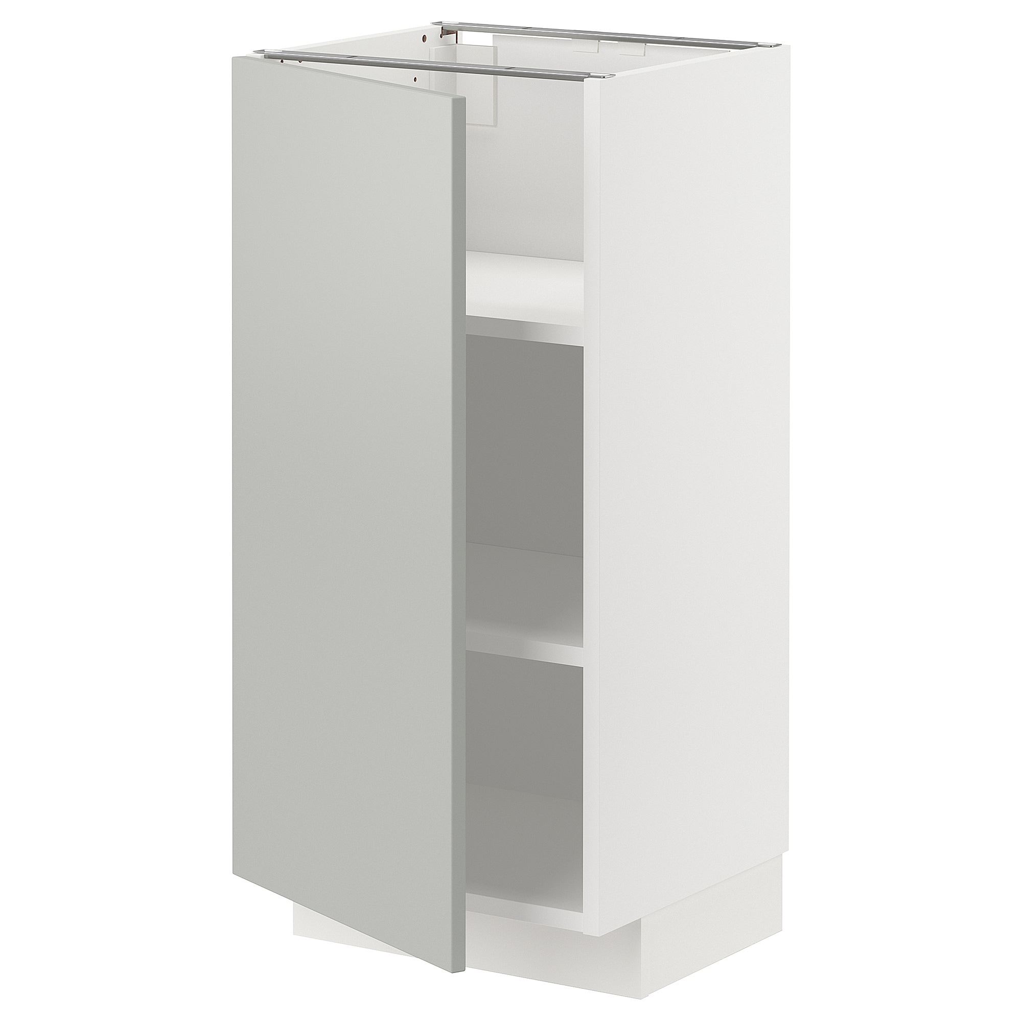 METOD HAVSTORP light grey 40x37 cm base with doors 69538381