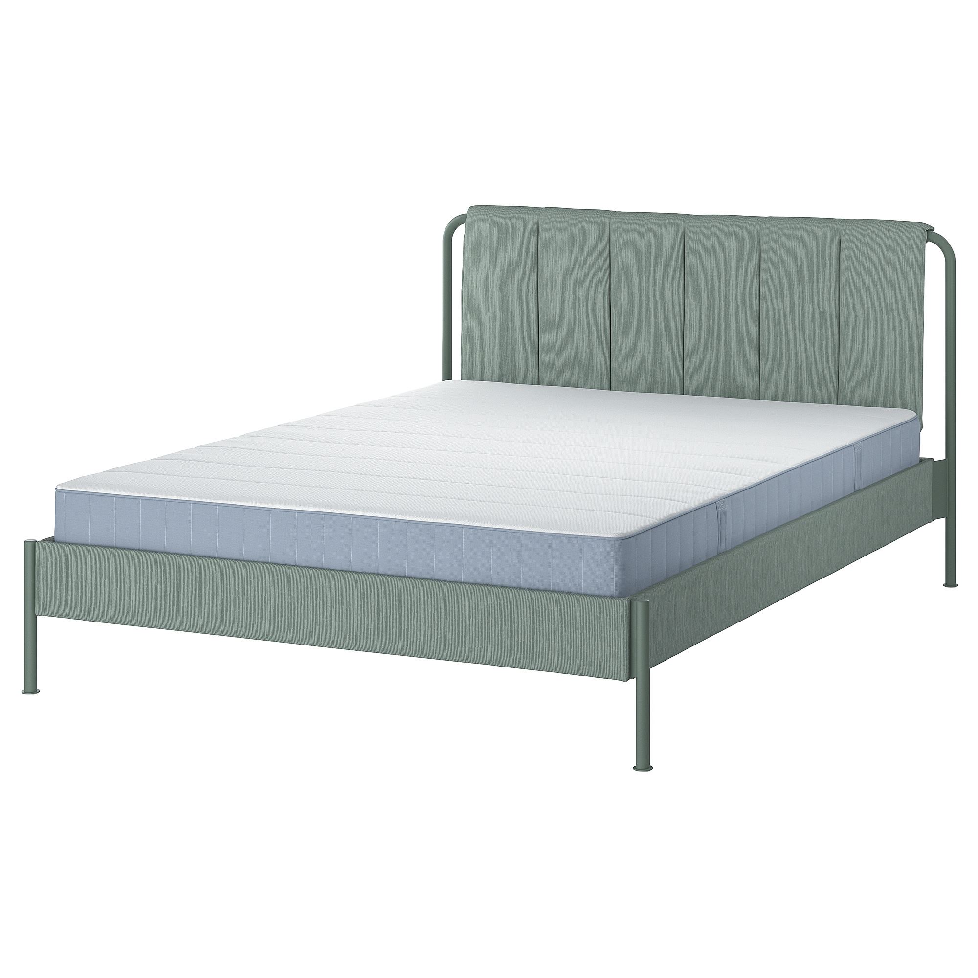 TALLASEN/LURÖY/VESTERÖY greygreen 160x200 cm double bed 59536797 IKEA