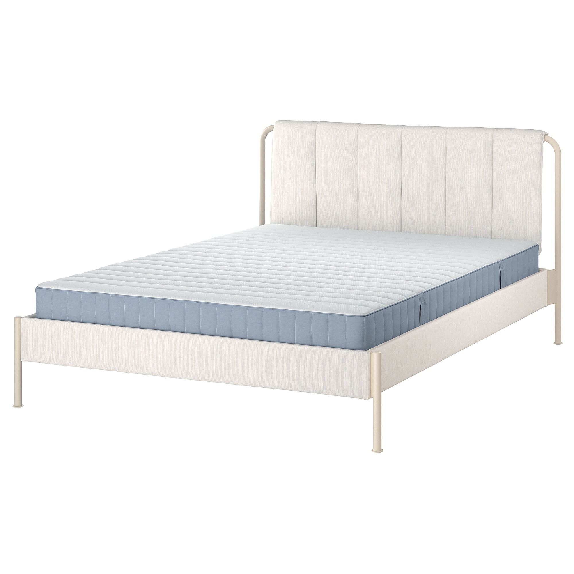 TALLASEN/LURÖY/VALEVAG light beige 160x200 cm double bed 59536801 IKEA