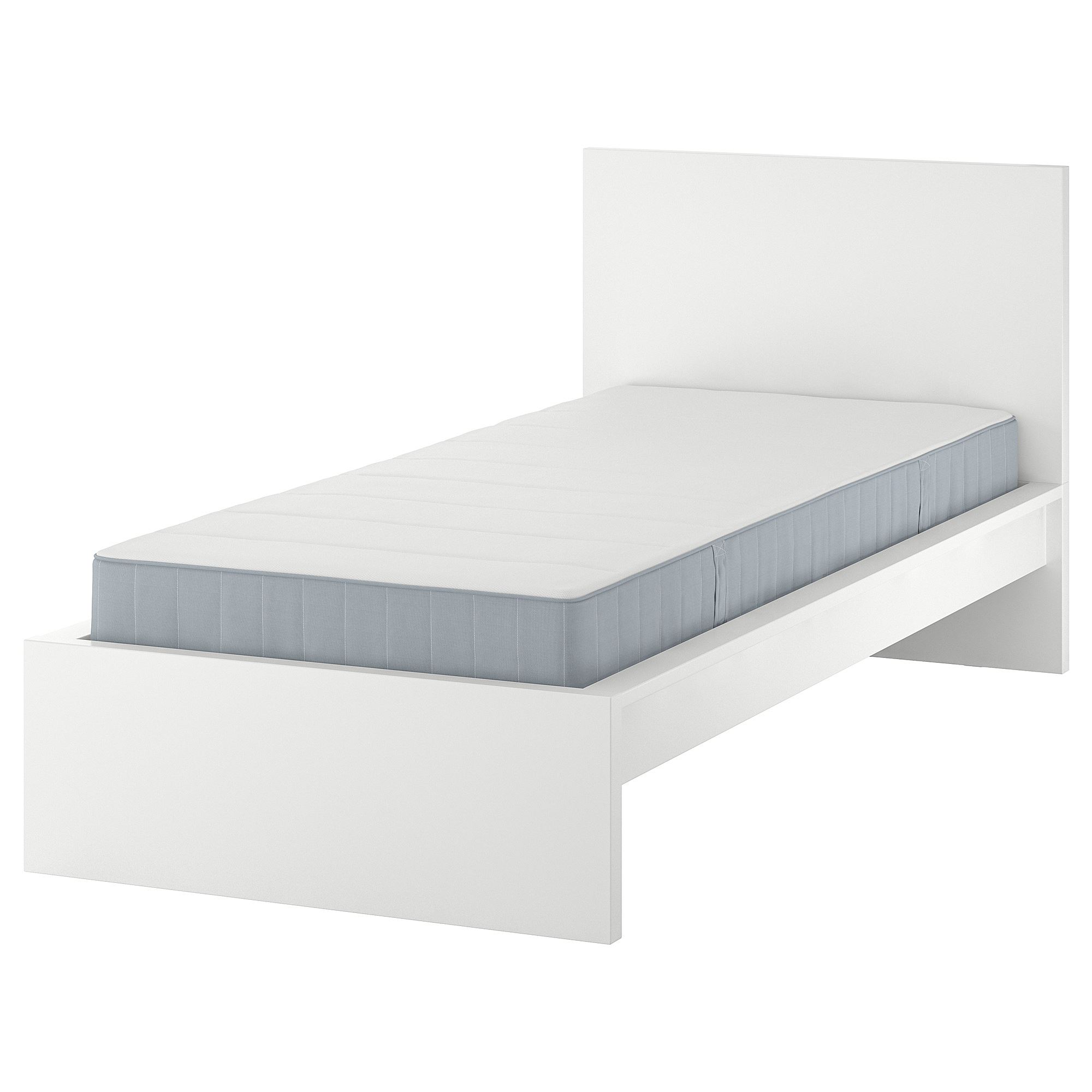 MALM/LURÖY/VESTERÖY white 90x200 cm single bed - 69544645 | IKEA