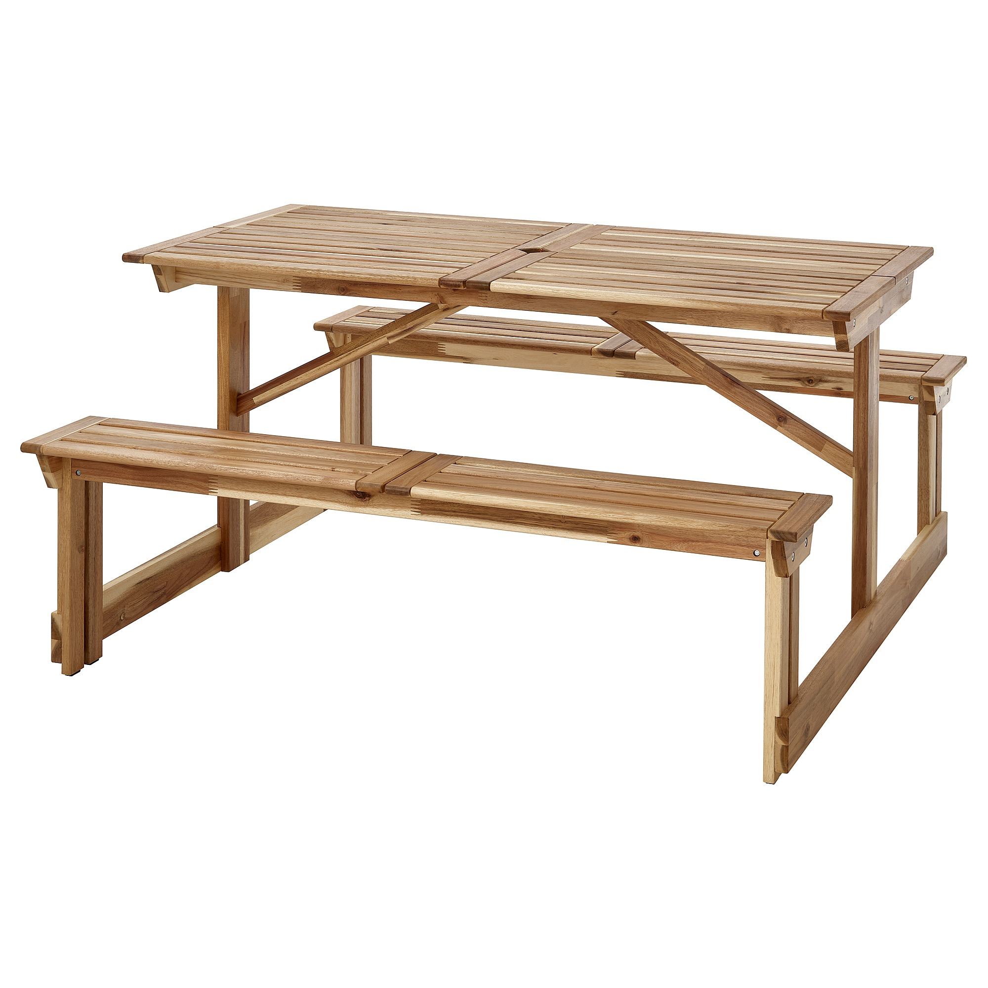 LERHOLMEN acacia picnic table - 40539263 | IKEA