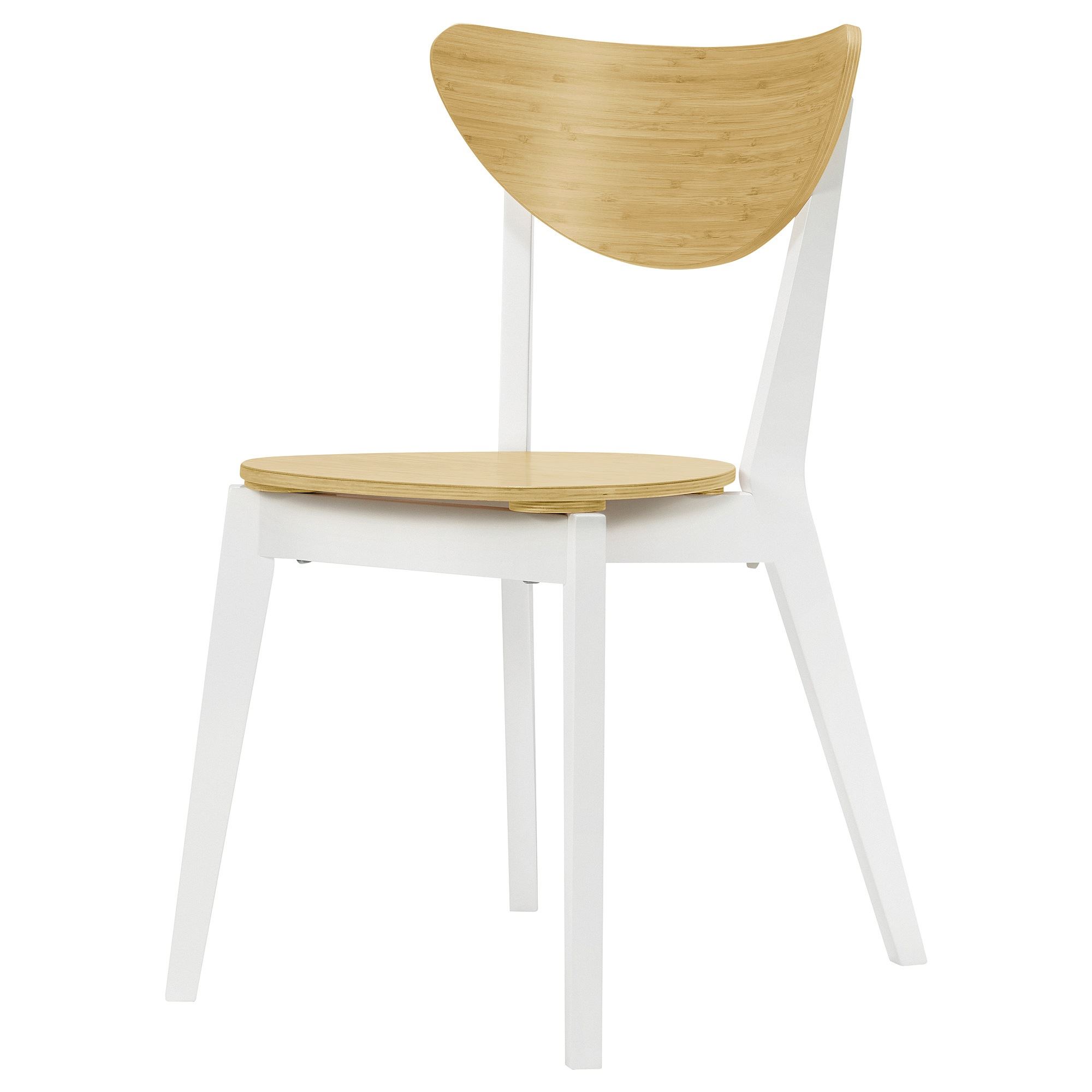 NORDMYRA bamboo/white wooden chair - 60581878 | IKEA